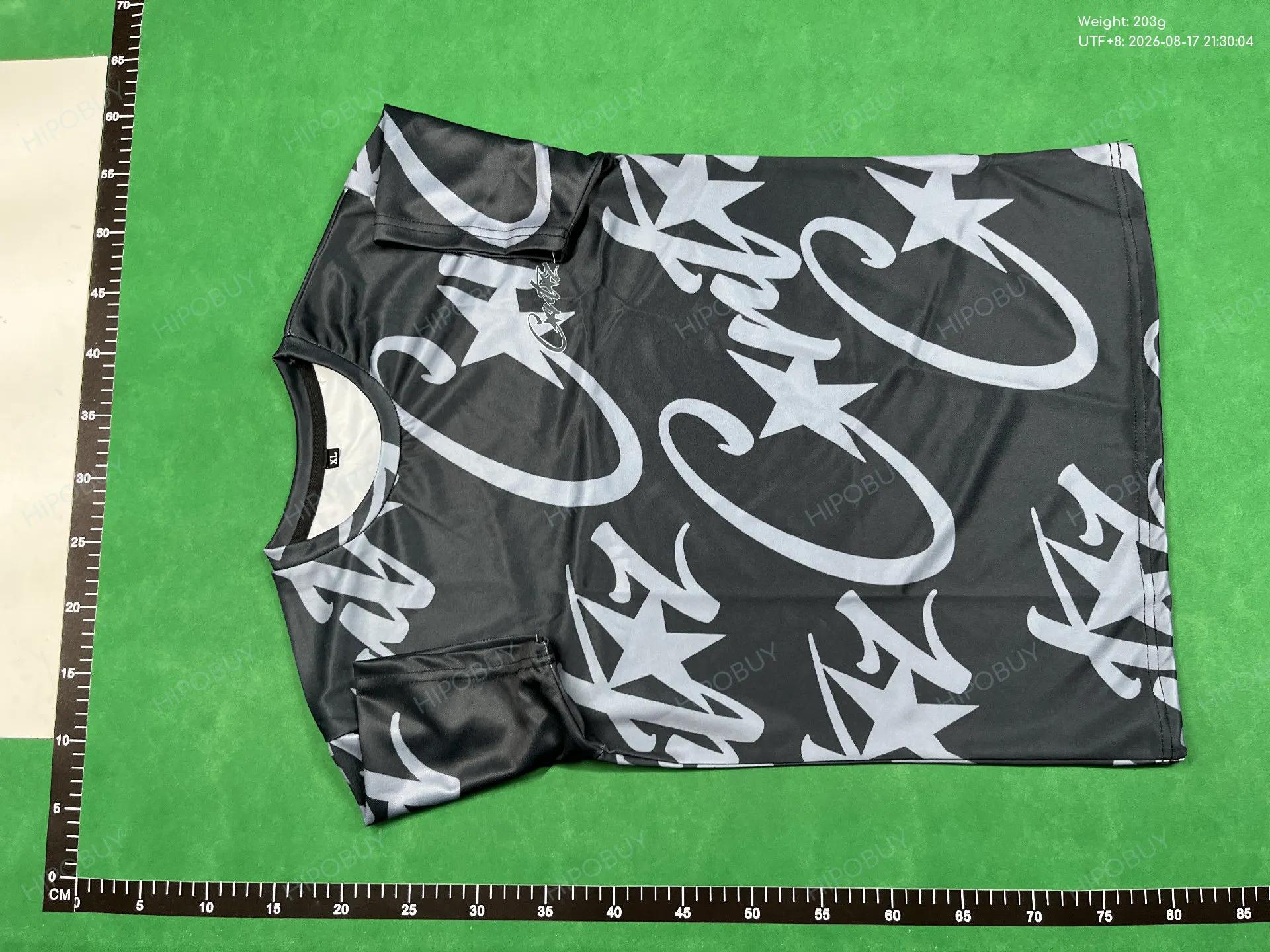 Foto QC 6 de Corteiz Alcatraz T-shirt Star All Over Print Black