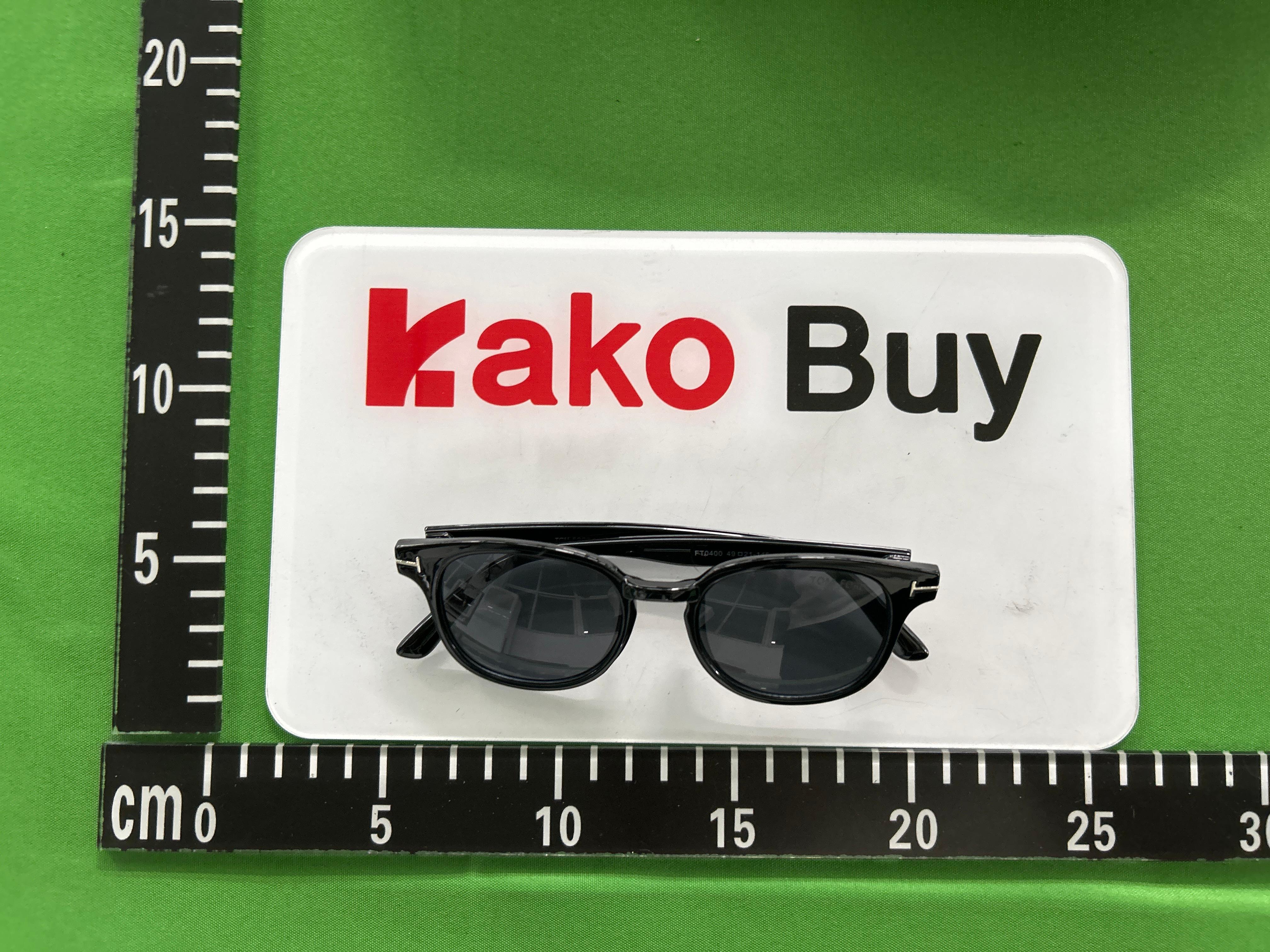 Foto QC 5 de Tom Ford Round-Frame Acetate Sunglasses Havana Grey