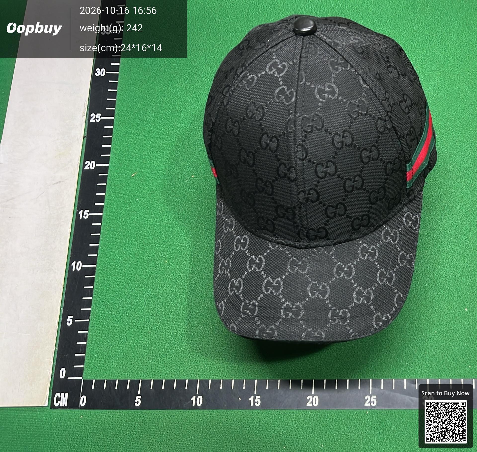 Foto QC 7 de Gucci GG Canvas Web Cap Pink