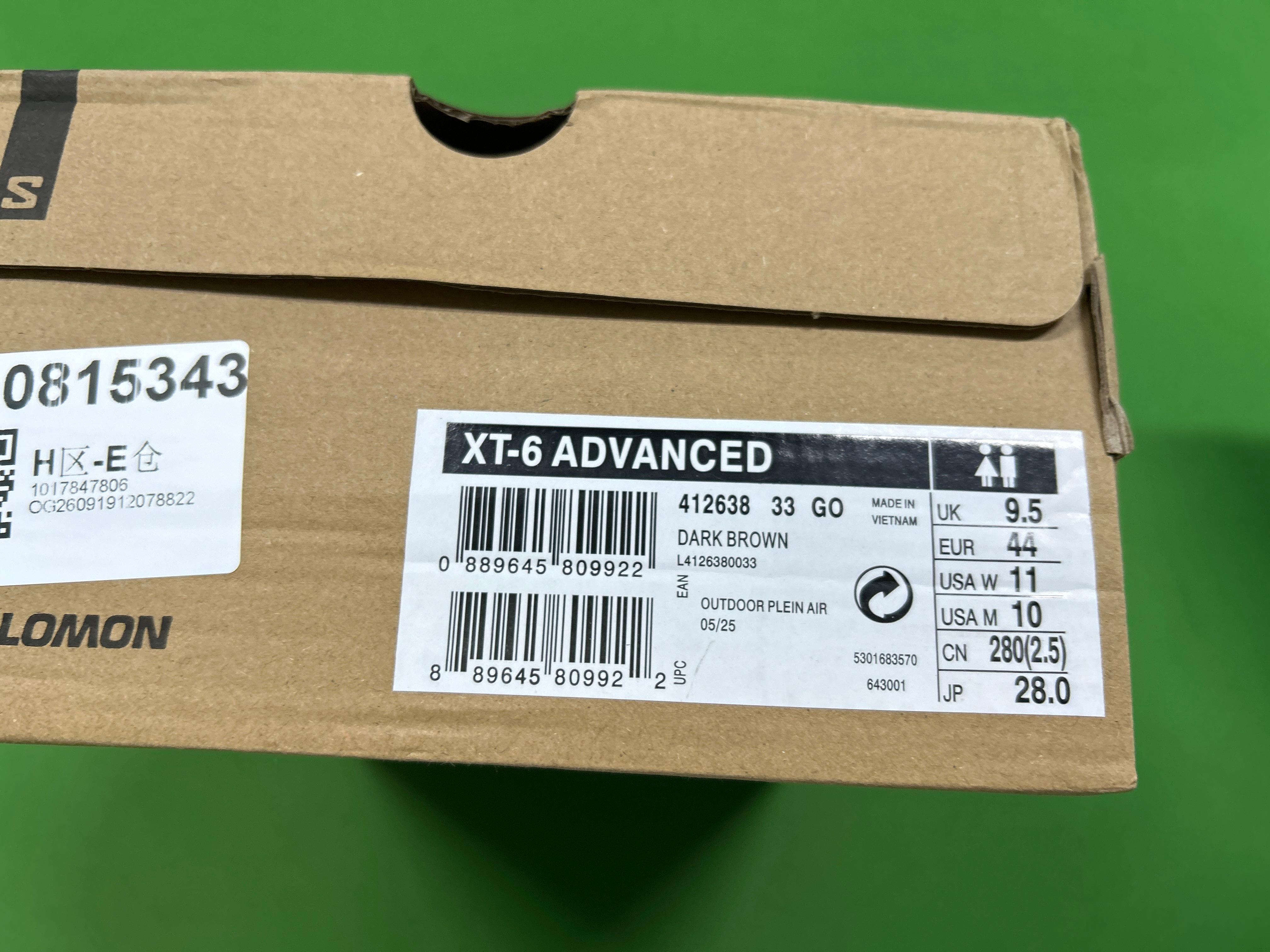 Foto QC 1 de Salomon XT-6 Advanced Black Black Phantom L41086600