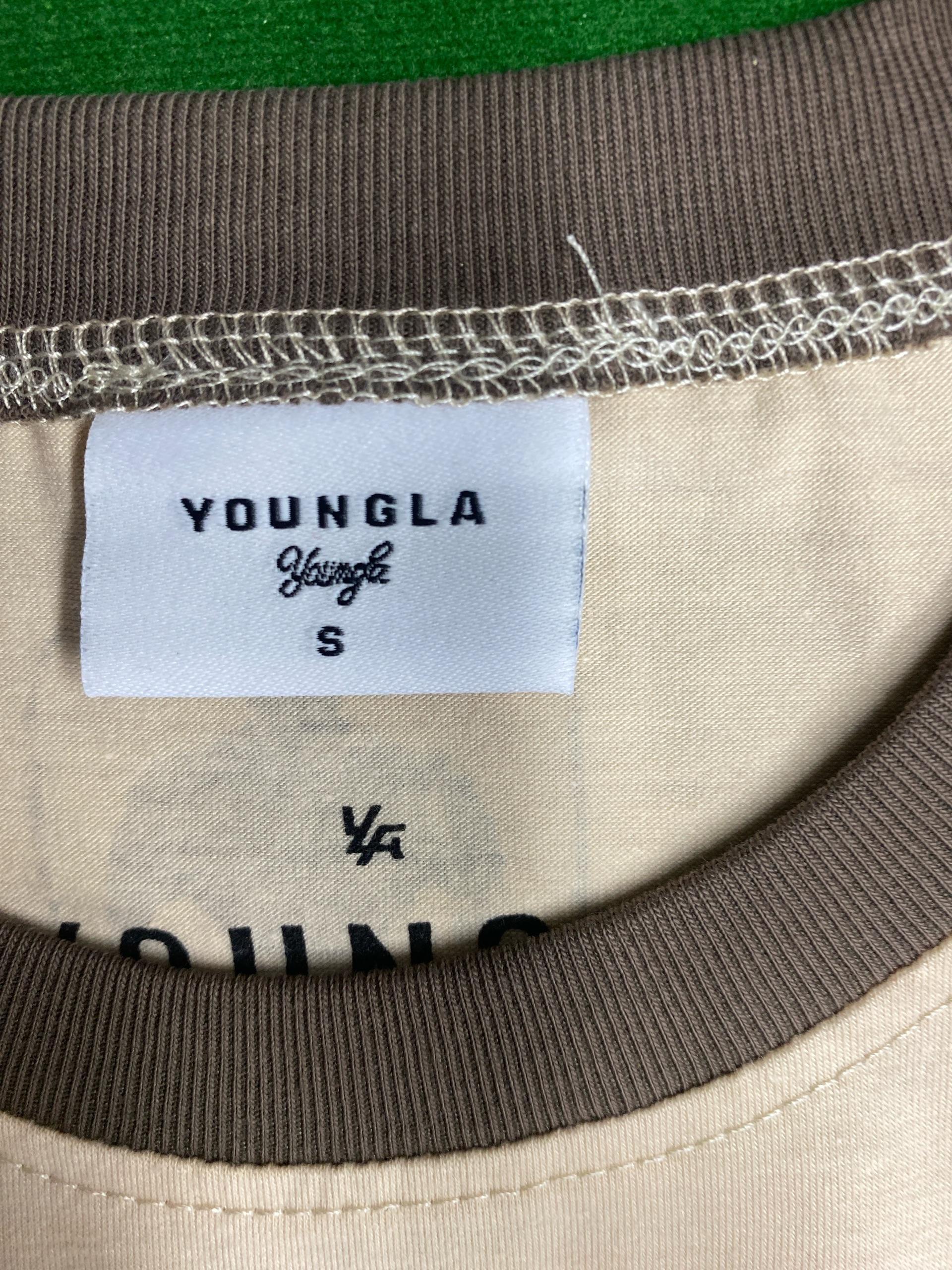 Foto QC 7 de YoungLA Gold's Gym Ringer T-shirt Bodybuilder Graphic Grey