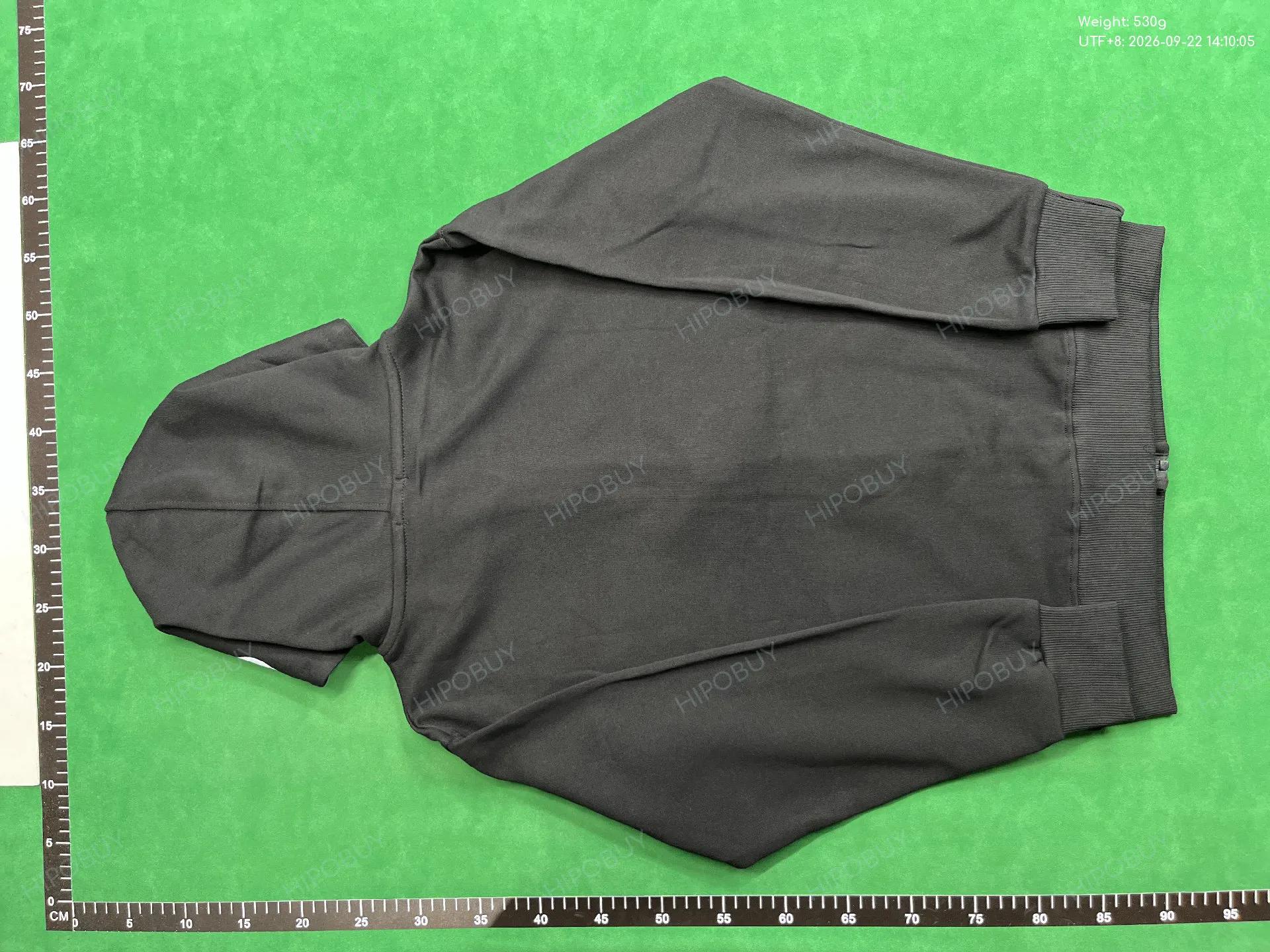 Foto QC 7 de Celine Logo Zip Sweater Hooded Grey