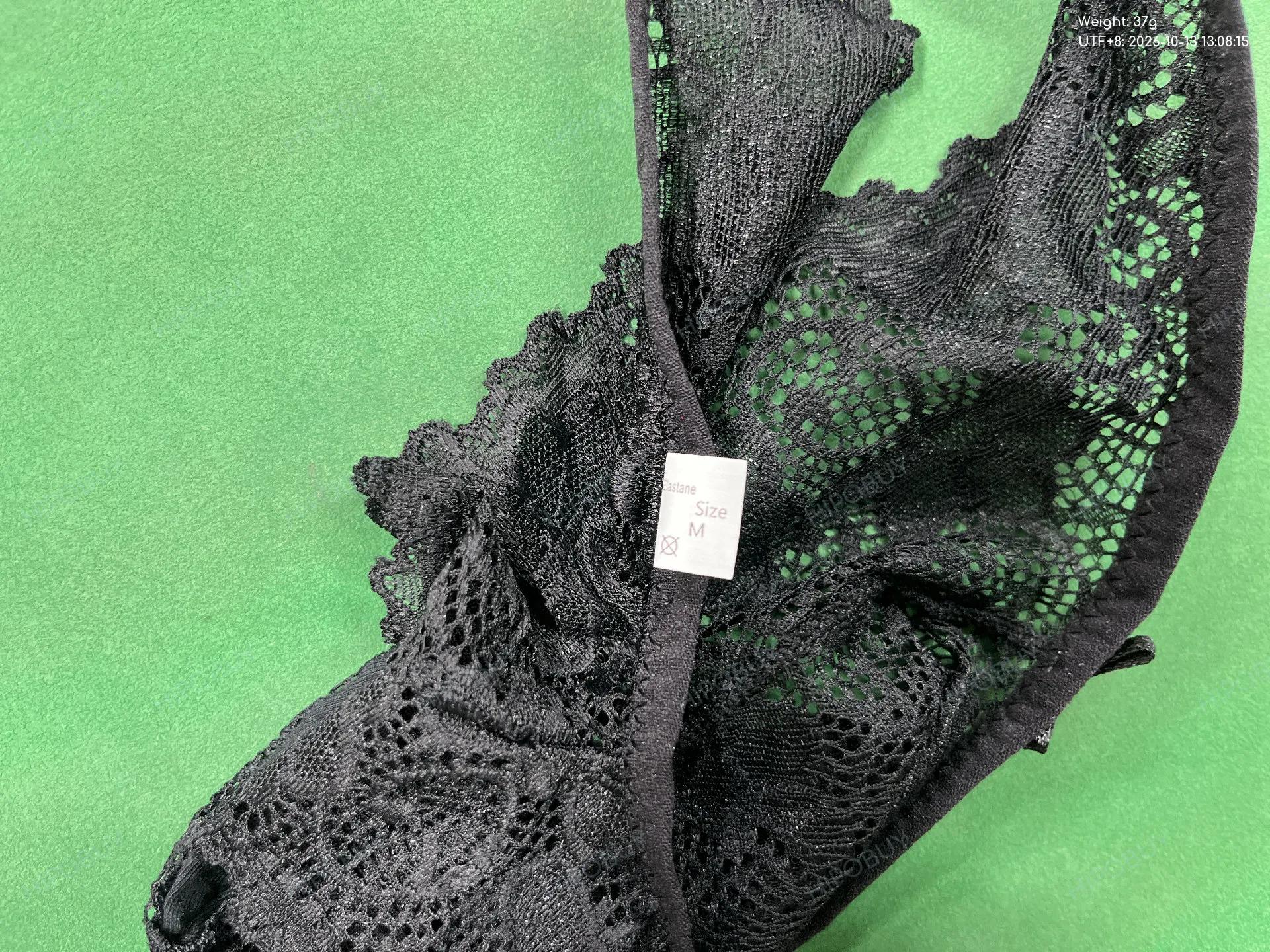 Foto QC 1 de Other Underwear Lace Low Waist Thong Grey