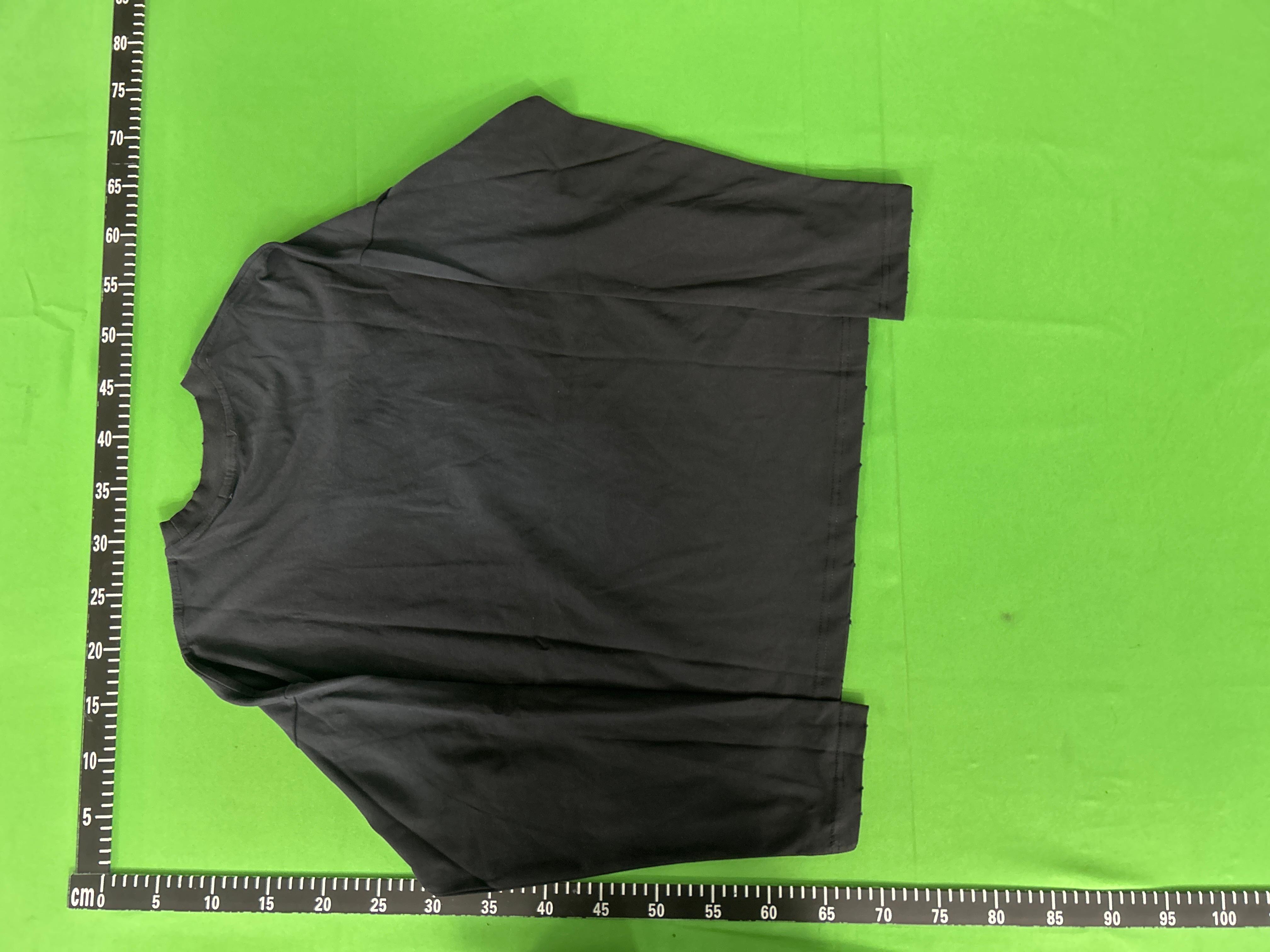 Foto QC 3 de Acne Studios T-shirt Sprayed Stockholm 1996 Logo Olive Green