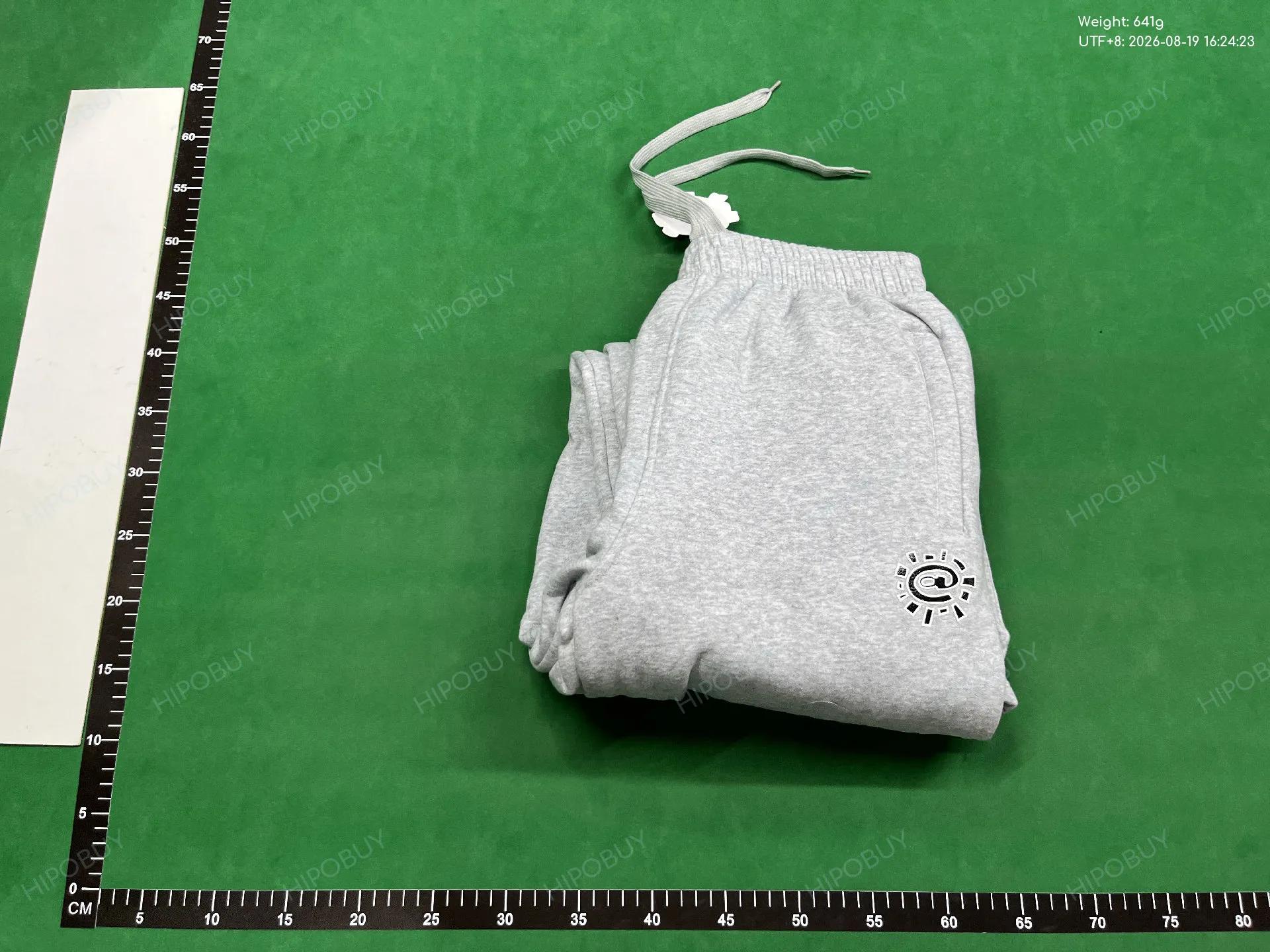 Foto QC 8 de ERL Sweatpants Sun Logo Wide Leg Black