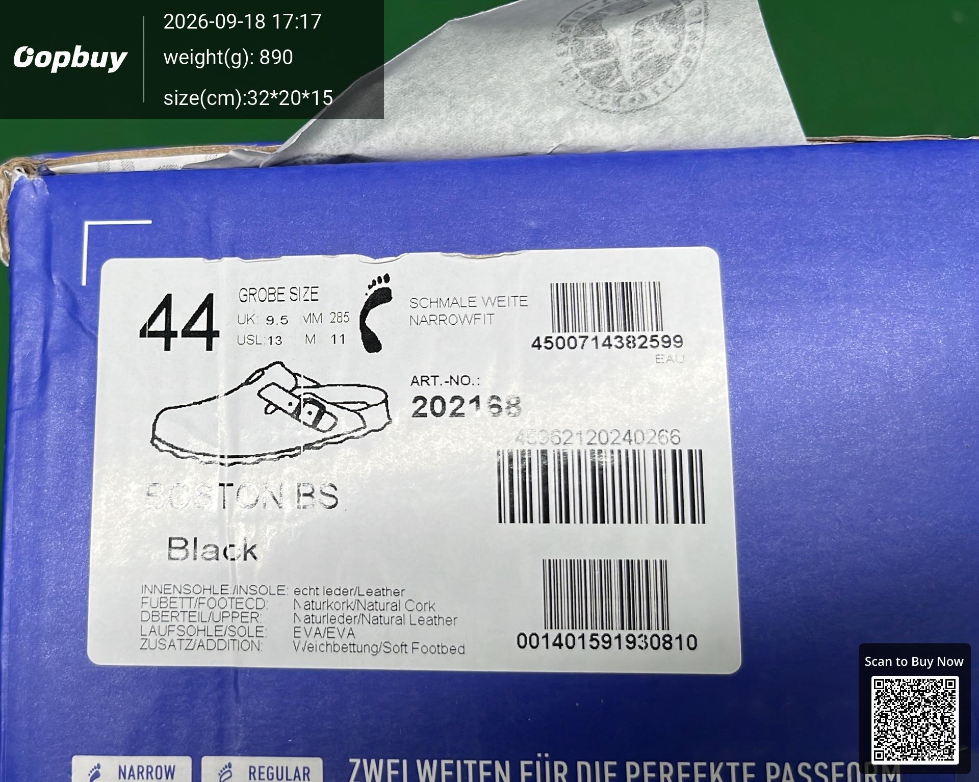 Foto QC 2 de Birkenstock Boston Suede Leather Taupe