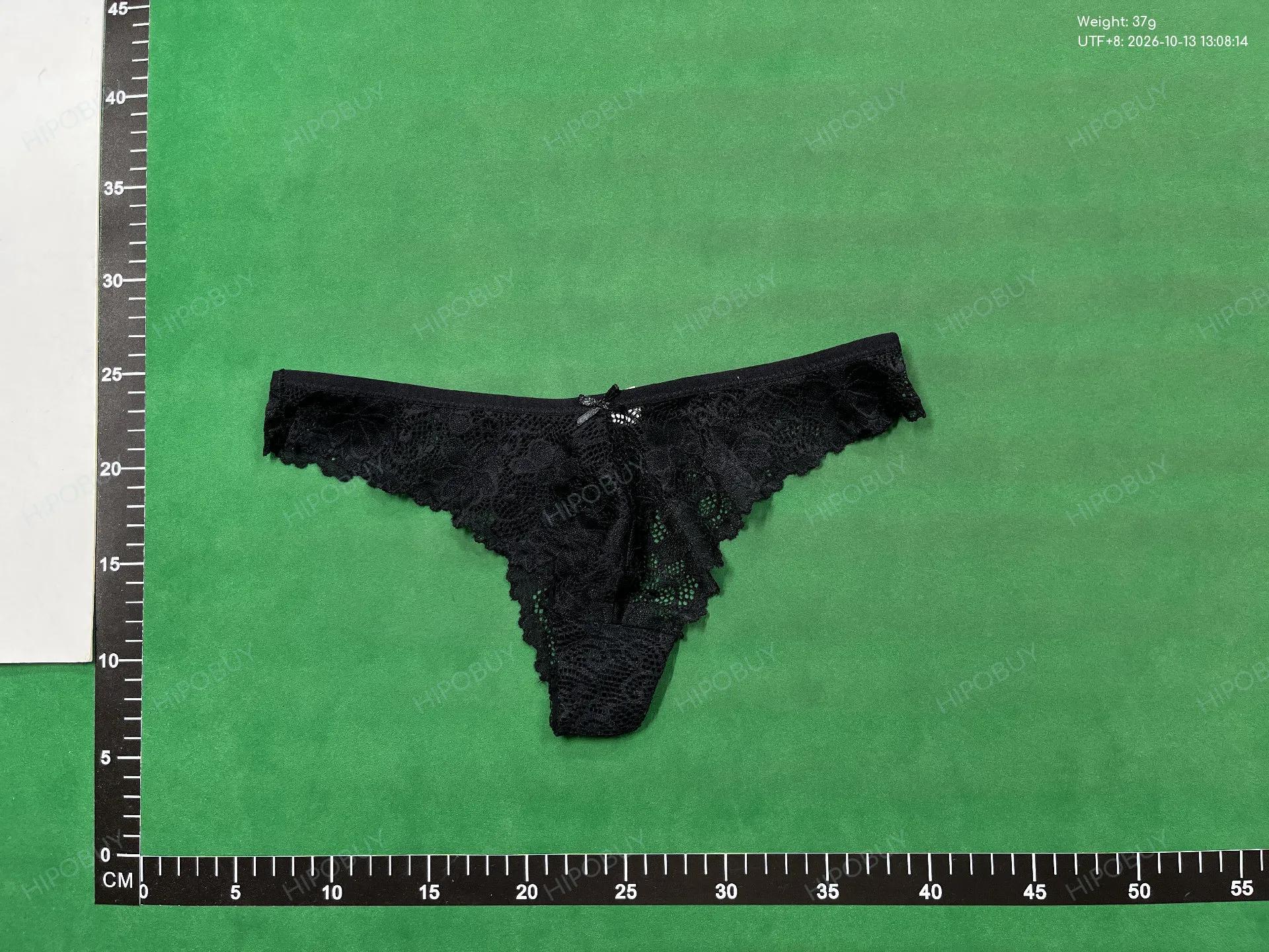 Foto QC 2 de Other Underwear Lace Low Waist Thong Grey