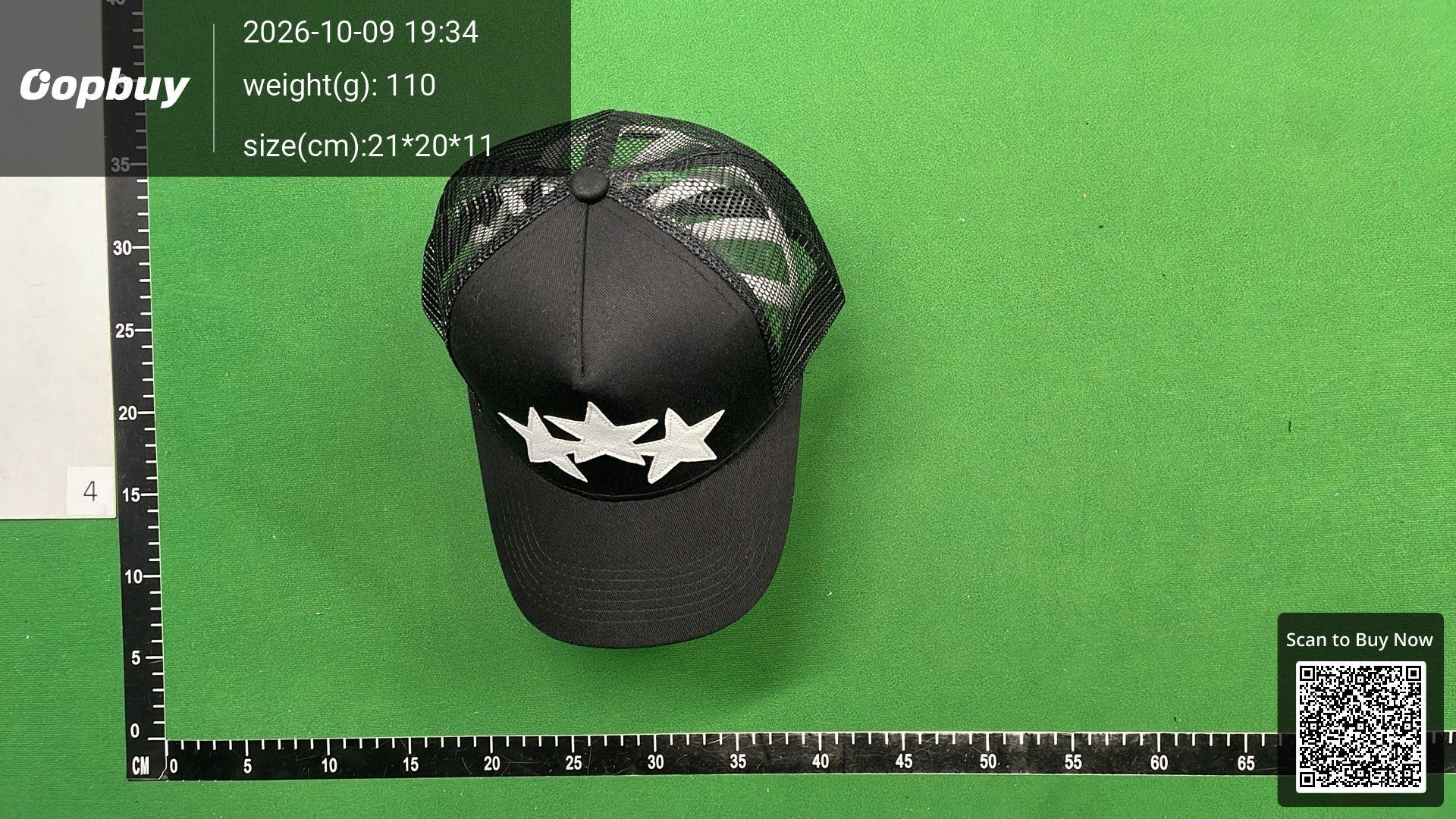 Foto QC 4 de Amiri Logo Trucker Cap Navy