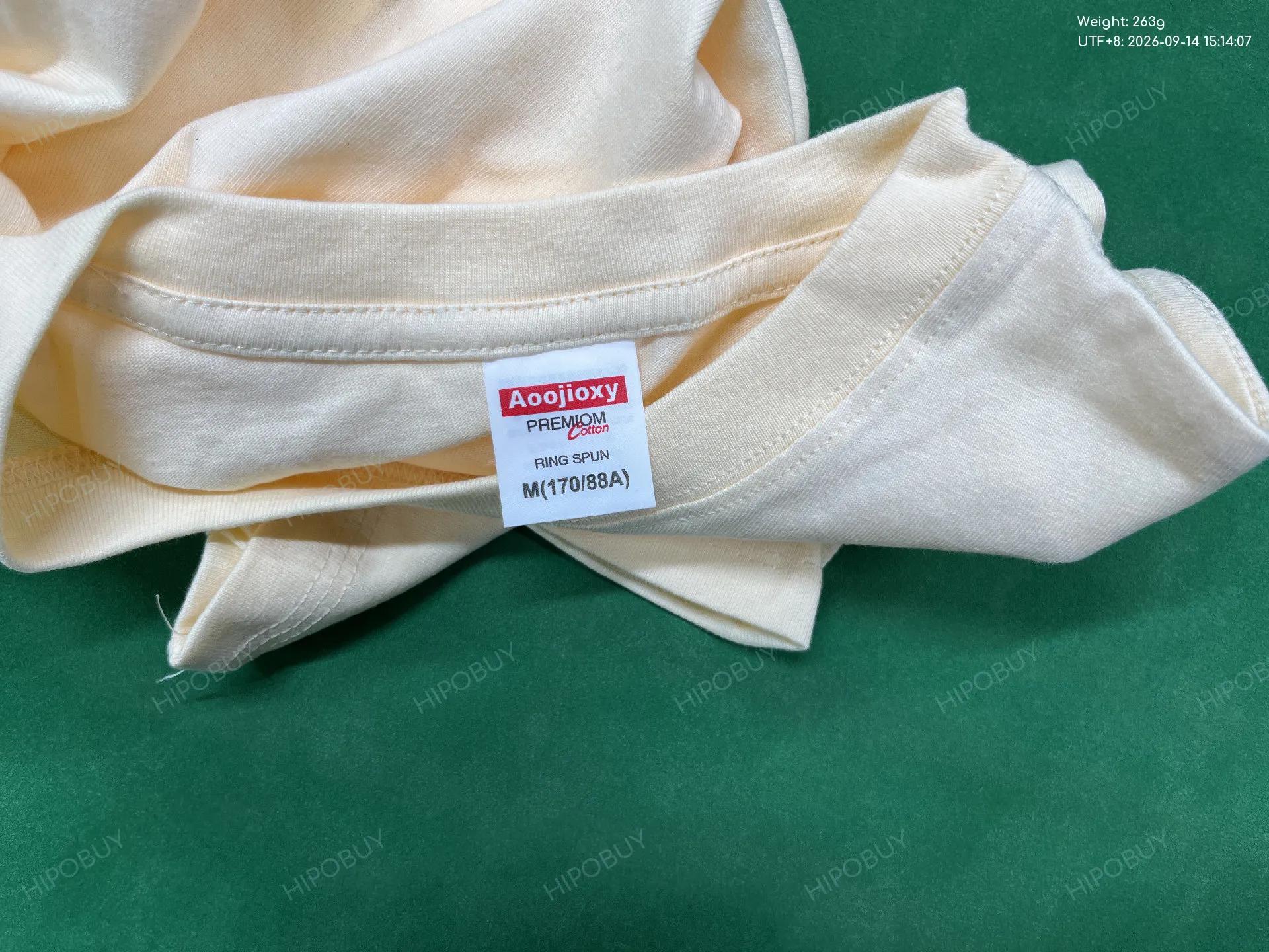 Foto QC 5 de Generic Heavyweight T-shirt Orange