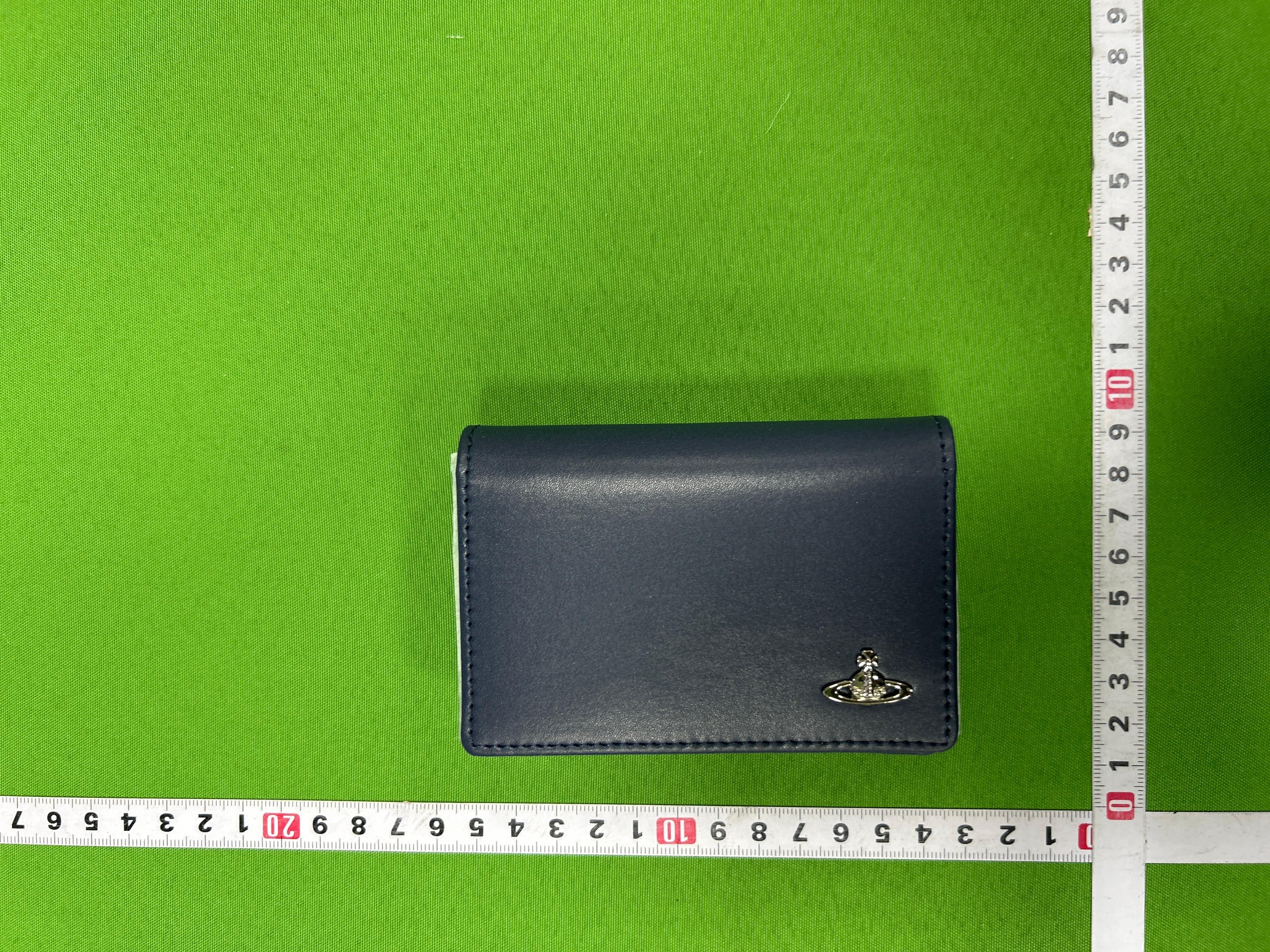 Foto QC 2 de Vivienne Westwood Orb Slim Flap Card Holder Leather Mint Green