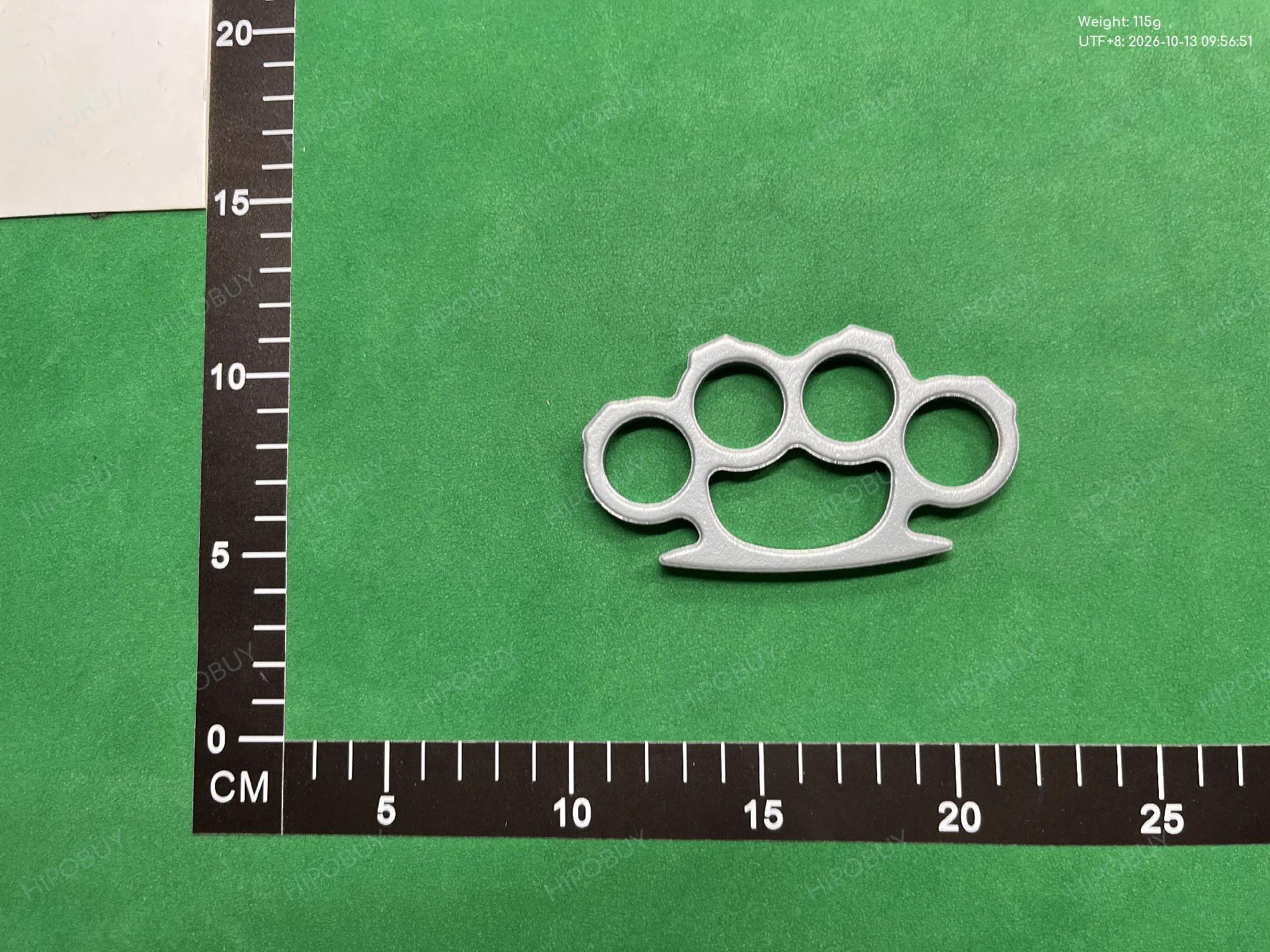 Foto QC 4 de Unbranded ALTO Paracord Wrapped Brass Knuckles Black
