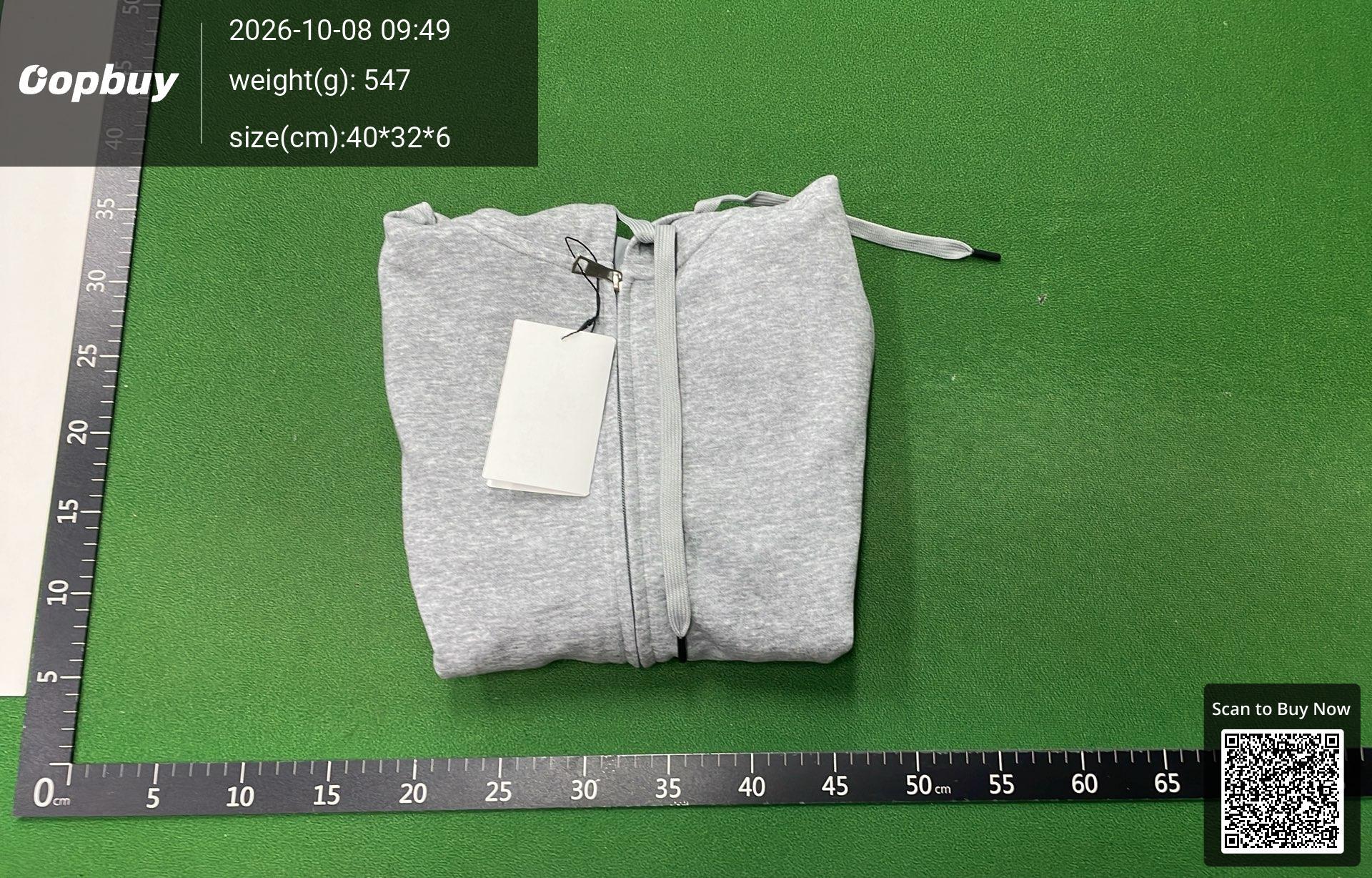 Foto QC 4 de Celine Hoodie Logo Grey