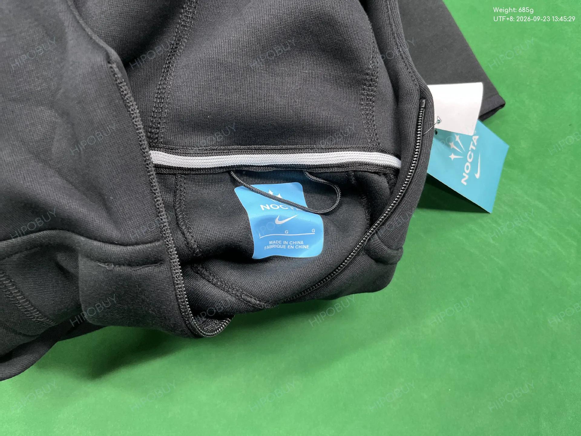 Foto QC 7 de Nike Tech Fleece Jacket Windrunner Grey Black