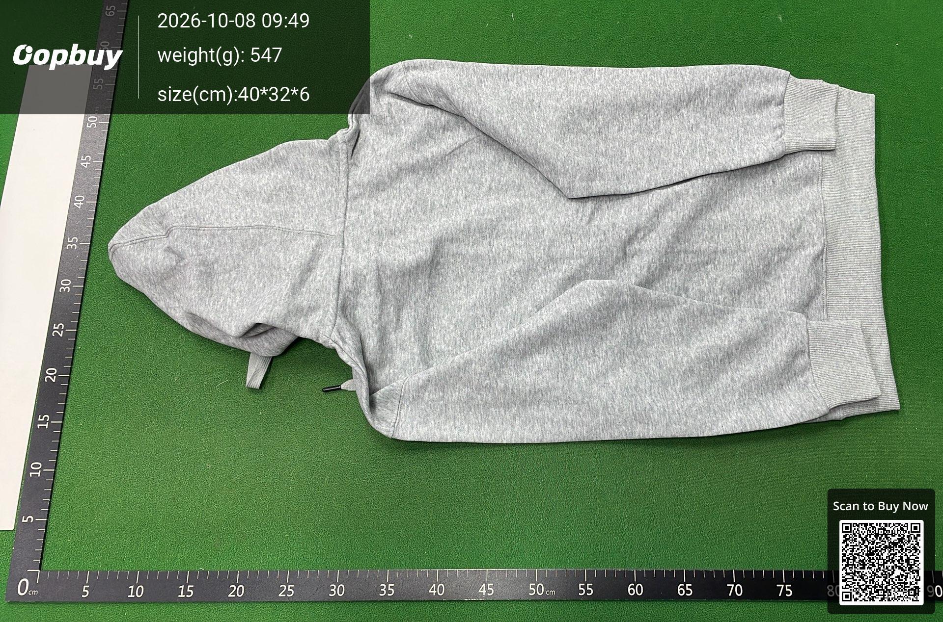Foto QC 3 de Celine Hoodie Logo Grey
