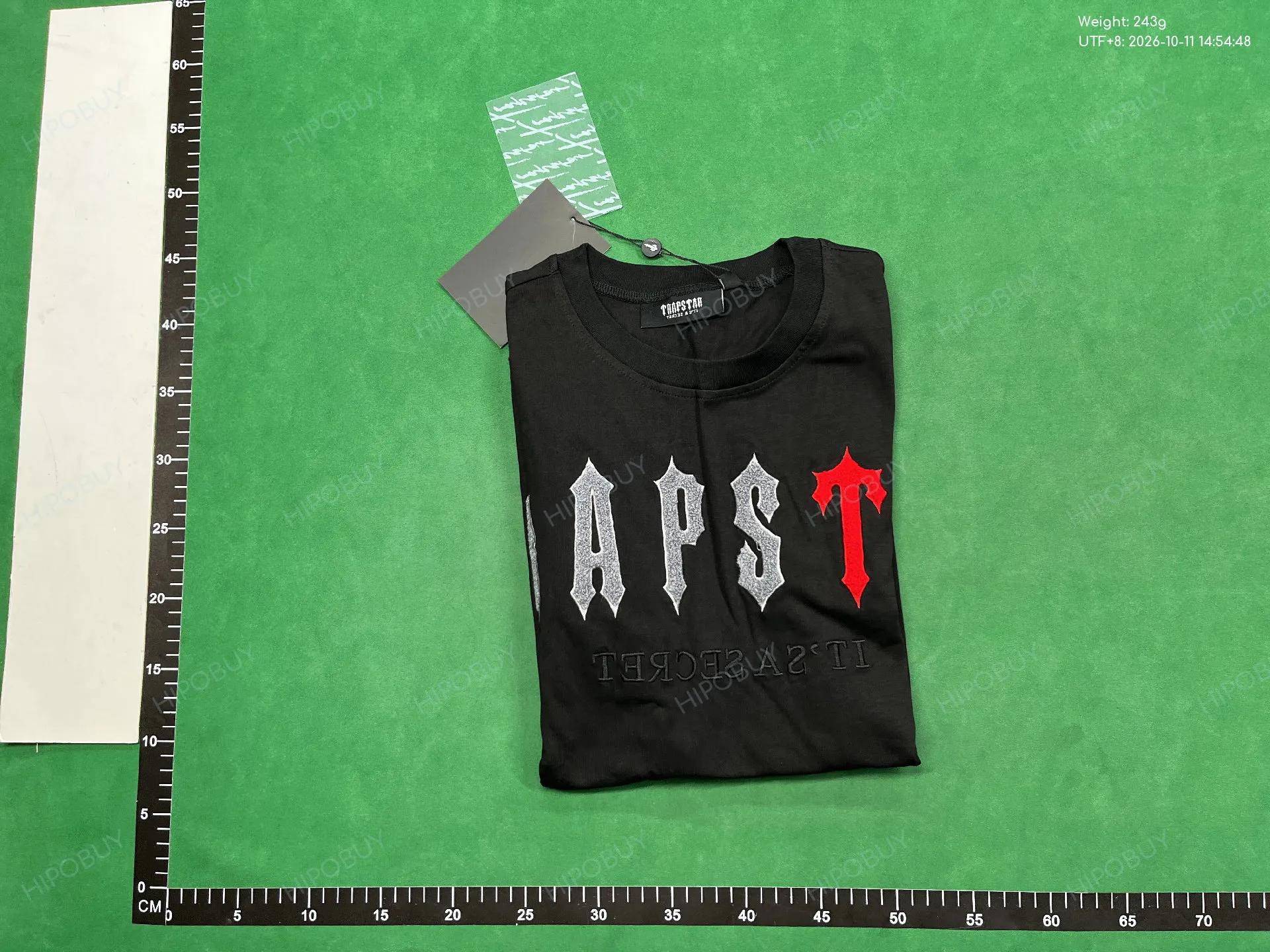 Foto QC 8 de Trapstar Ed Hardy T-shirt Embroidered T Logo White