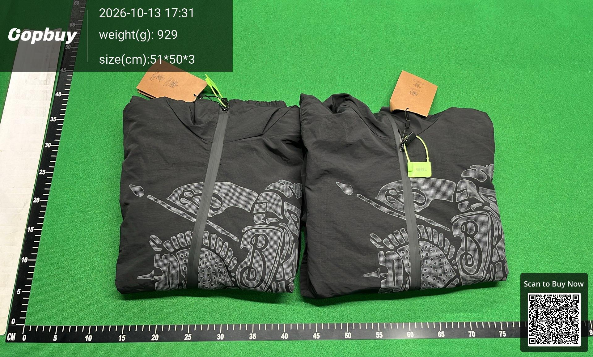Foto QC 4 de Burberry Knight Windbreaker Jacket Black