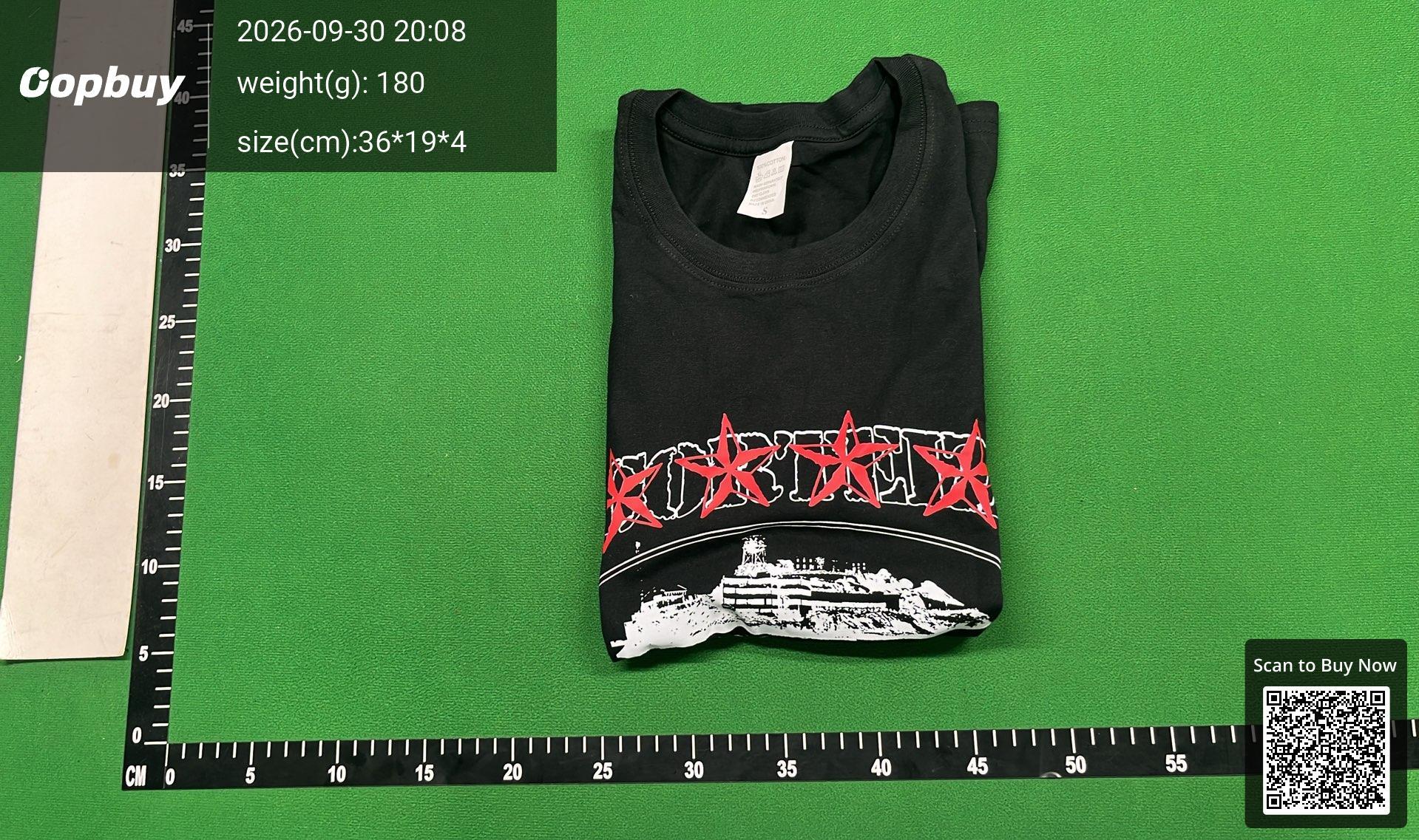 Foto QC 4 de Corteiz x Trapstar T-shirt Star Script Logo White