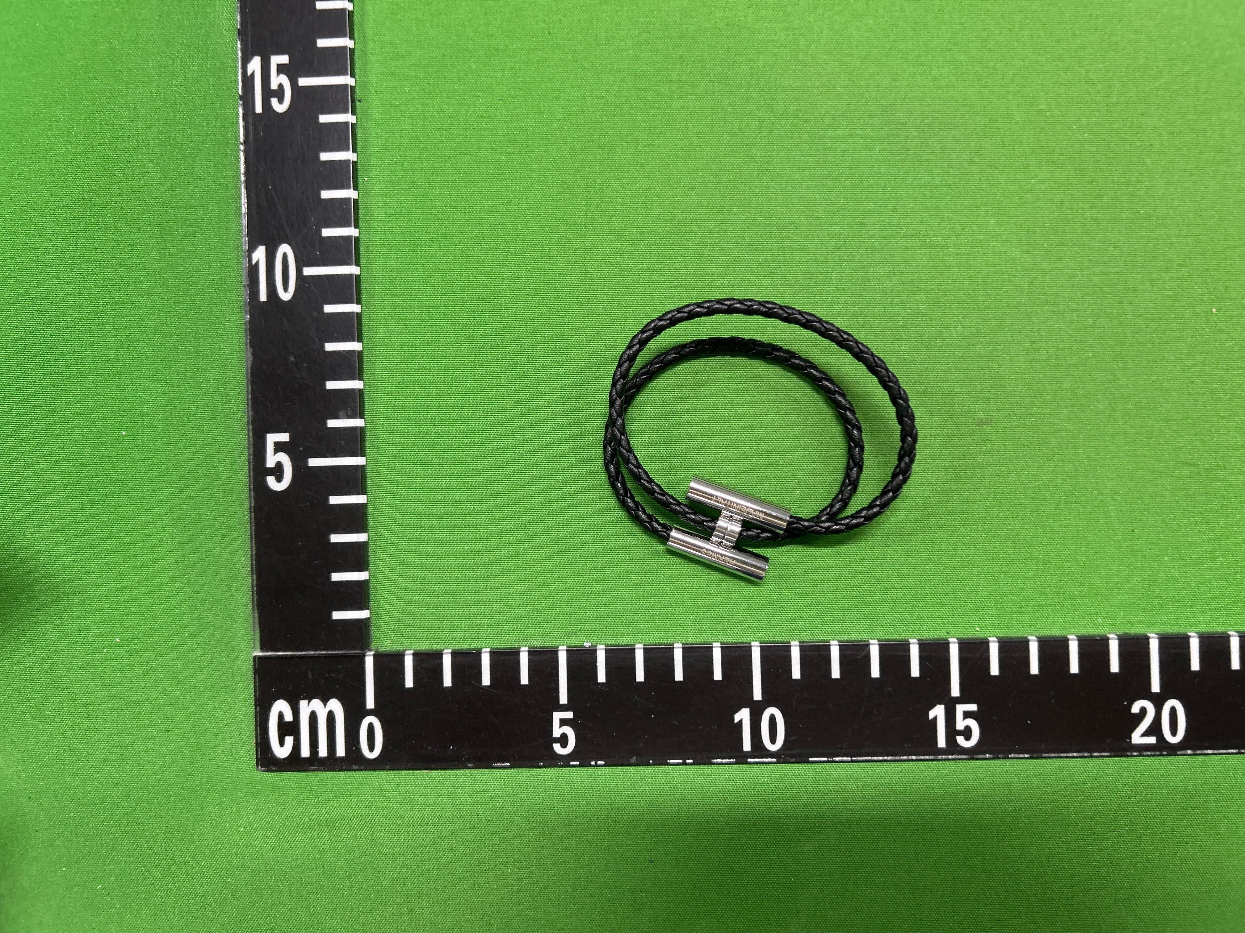 Foto QC 4 de Hermes Glenan Double Tour Bracelet Leather Red
