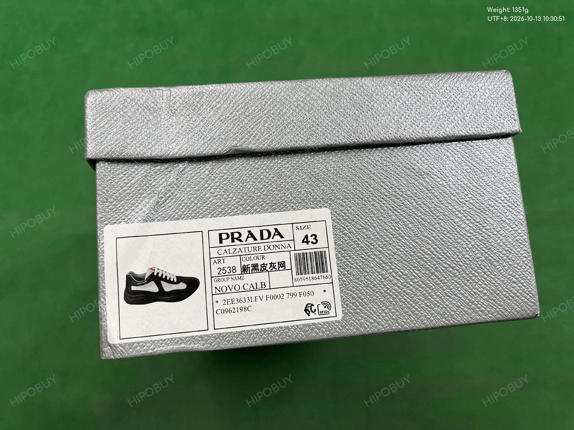Foto QC 8 de Prada America's Cup Low Black Silver