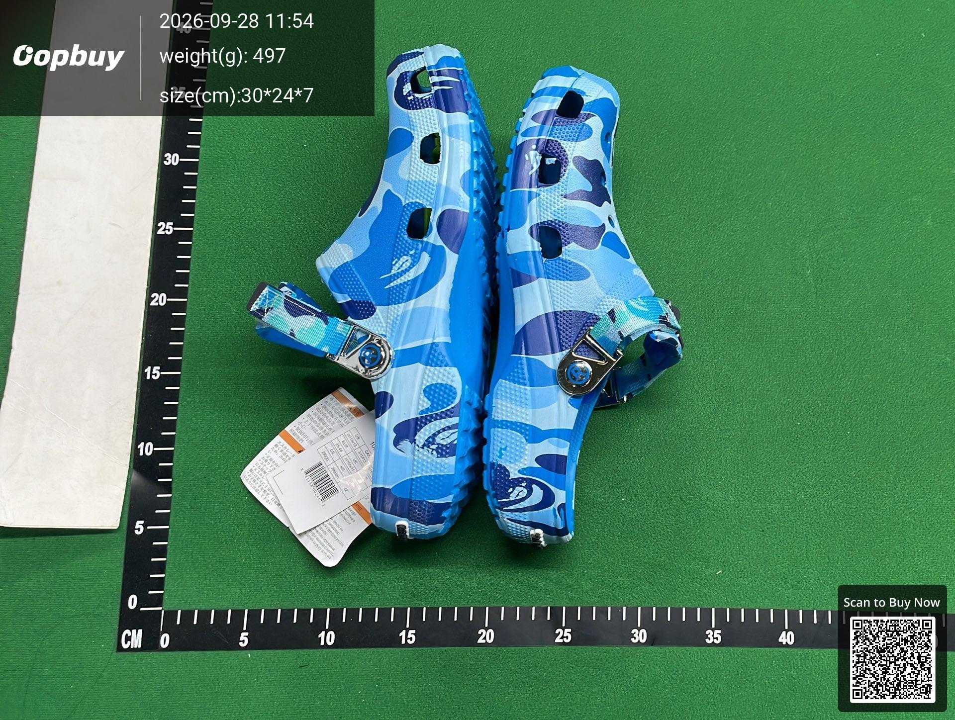 Foto QC 3 de BAPE Classic Clog Rubber Black Camo Yjump01