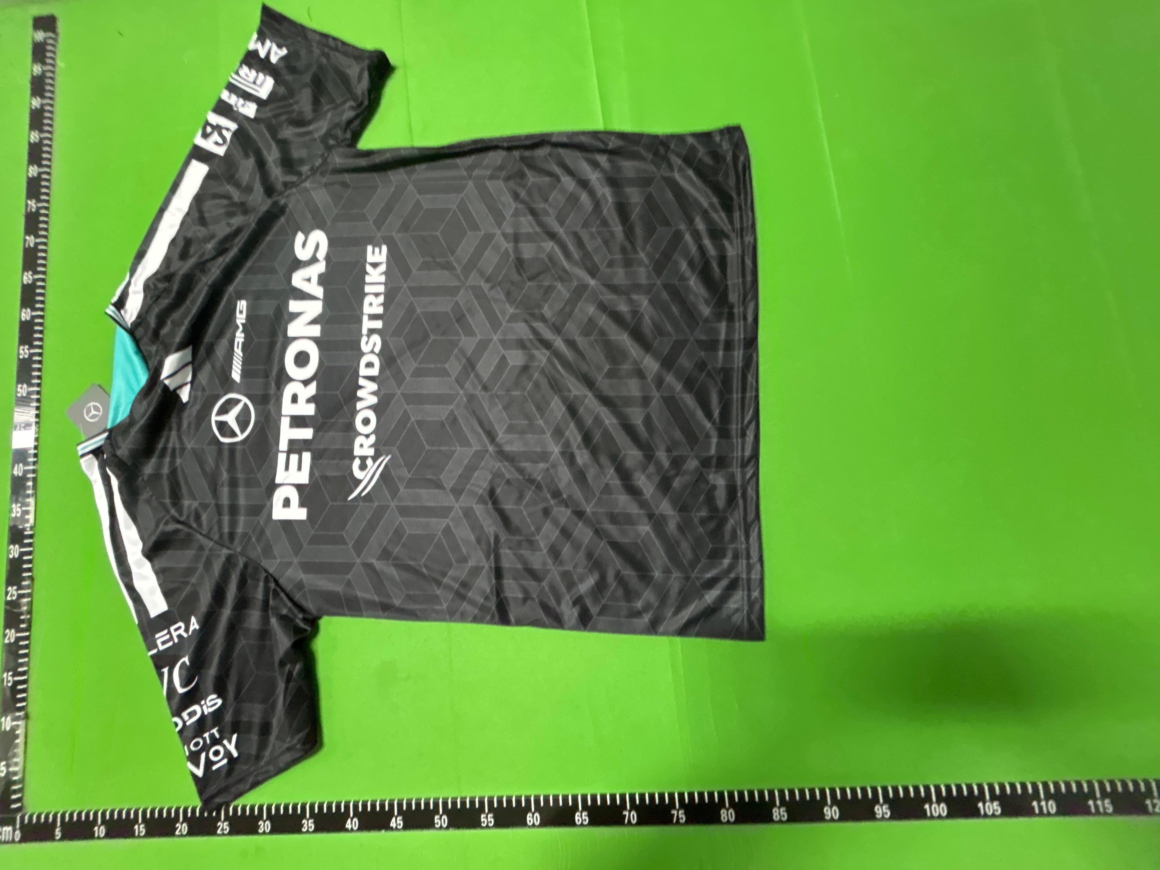 Foto QC 8 de adidas x Mercedes-AMG Petronas F1 Team 2026 Blue Wonder Authentic Driver Jersey Blue Bird/White