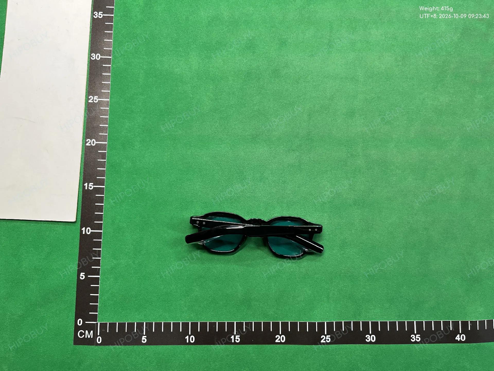 Foto QC 8 de Jacques Marie Mage Zephirin Square-Frame Acetate Sunglasses Havana Blue (JMMZE-3R)