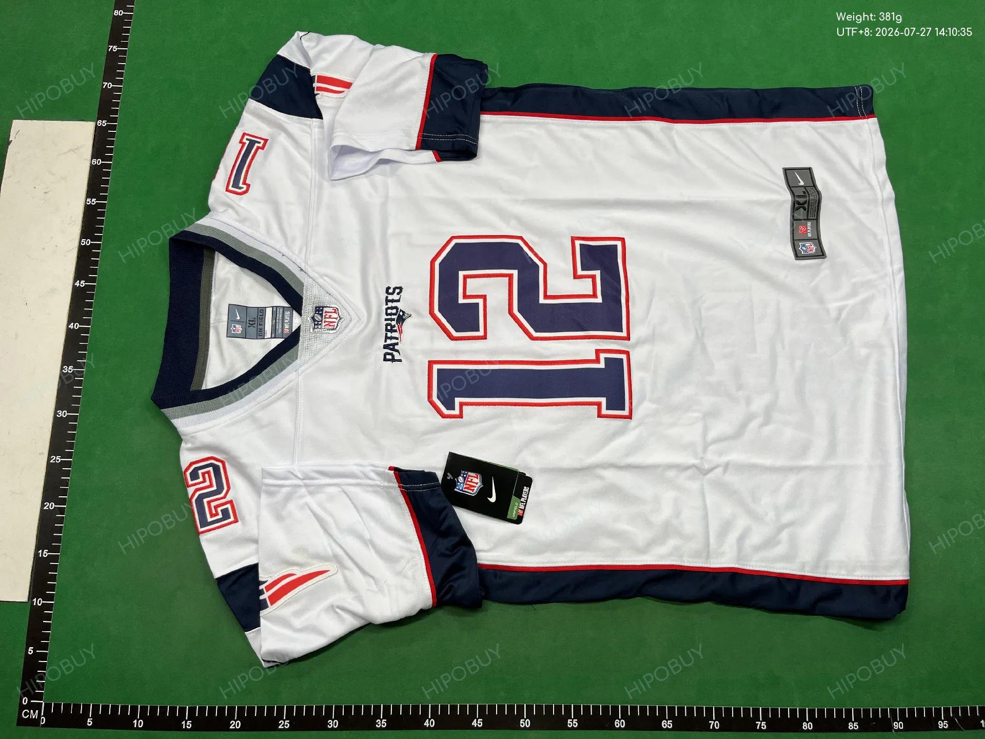 Foto QC 6 de NFL x New England Patriots Retro 2000 Tom Brady #12 Home Jersey Navy