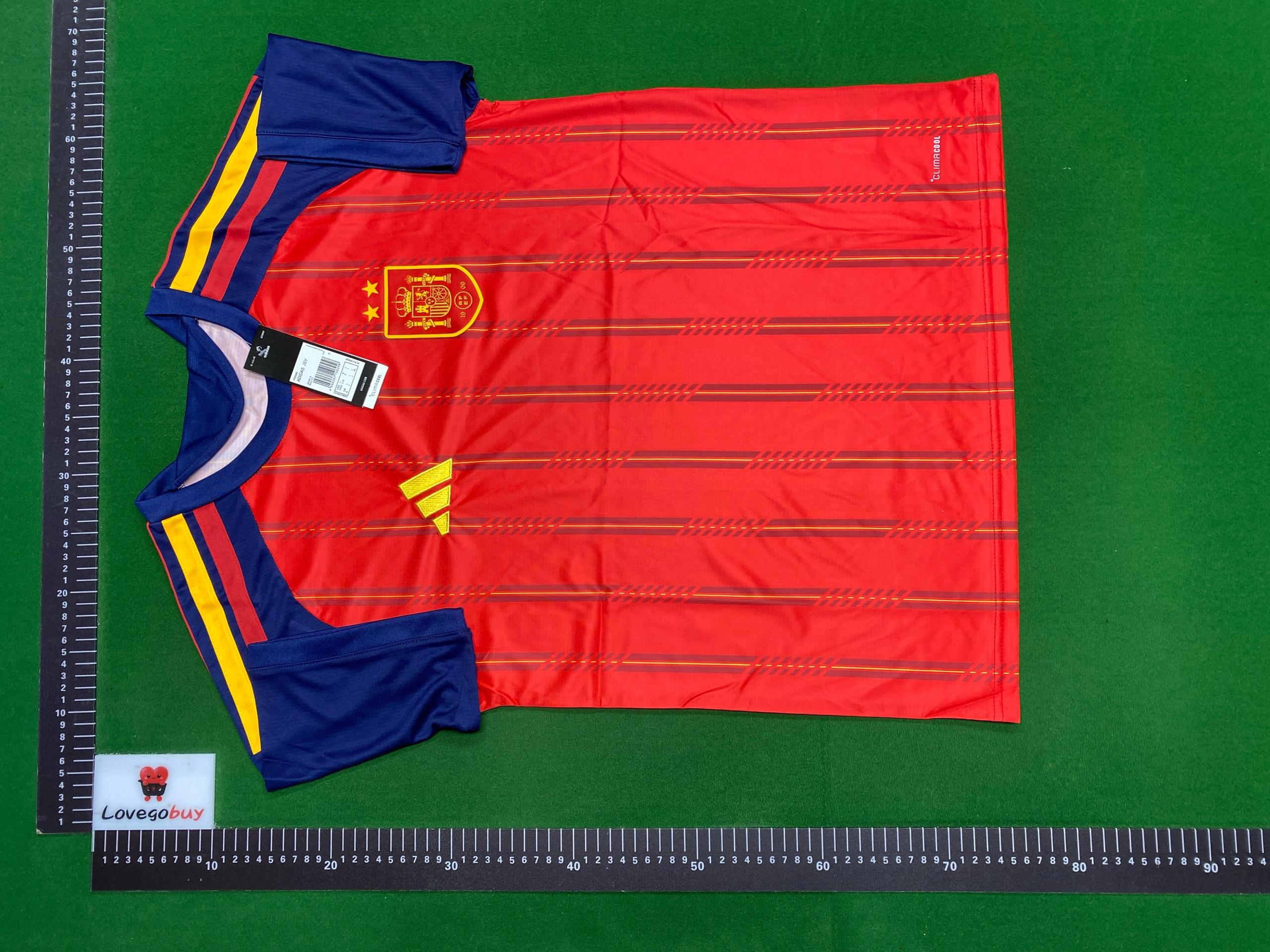 Foto QC 3 de adidas x Spain 2024 Home Lamine Yamal #19 Jersey Red/Navy