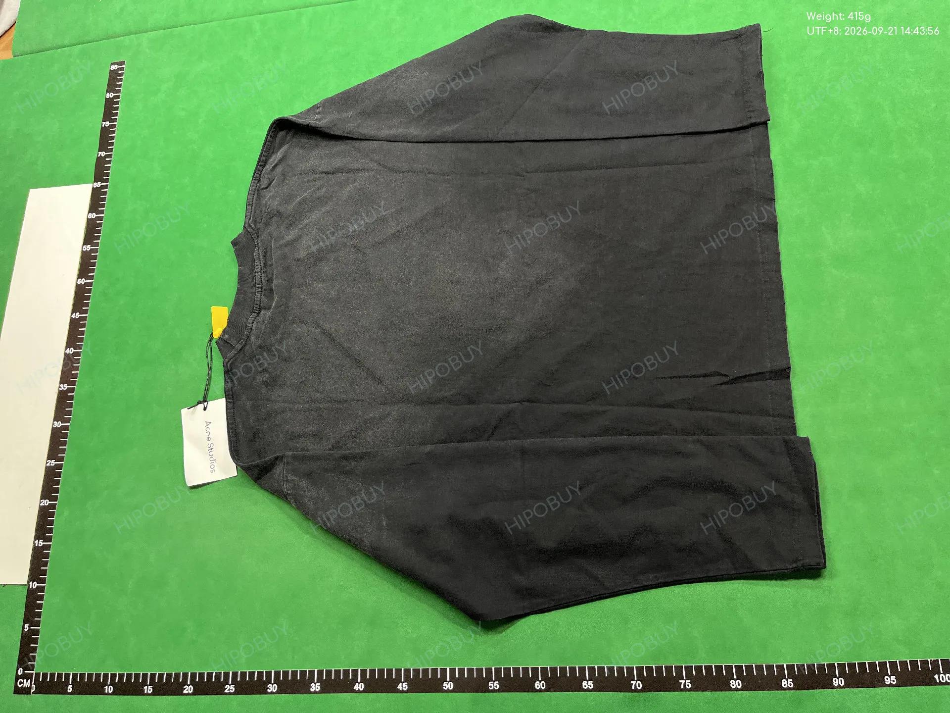 Foto QC 7 de Acne Studios T-shirt Stockholm 1996 Distressed Long-sleeve White