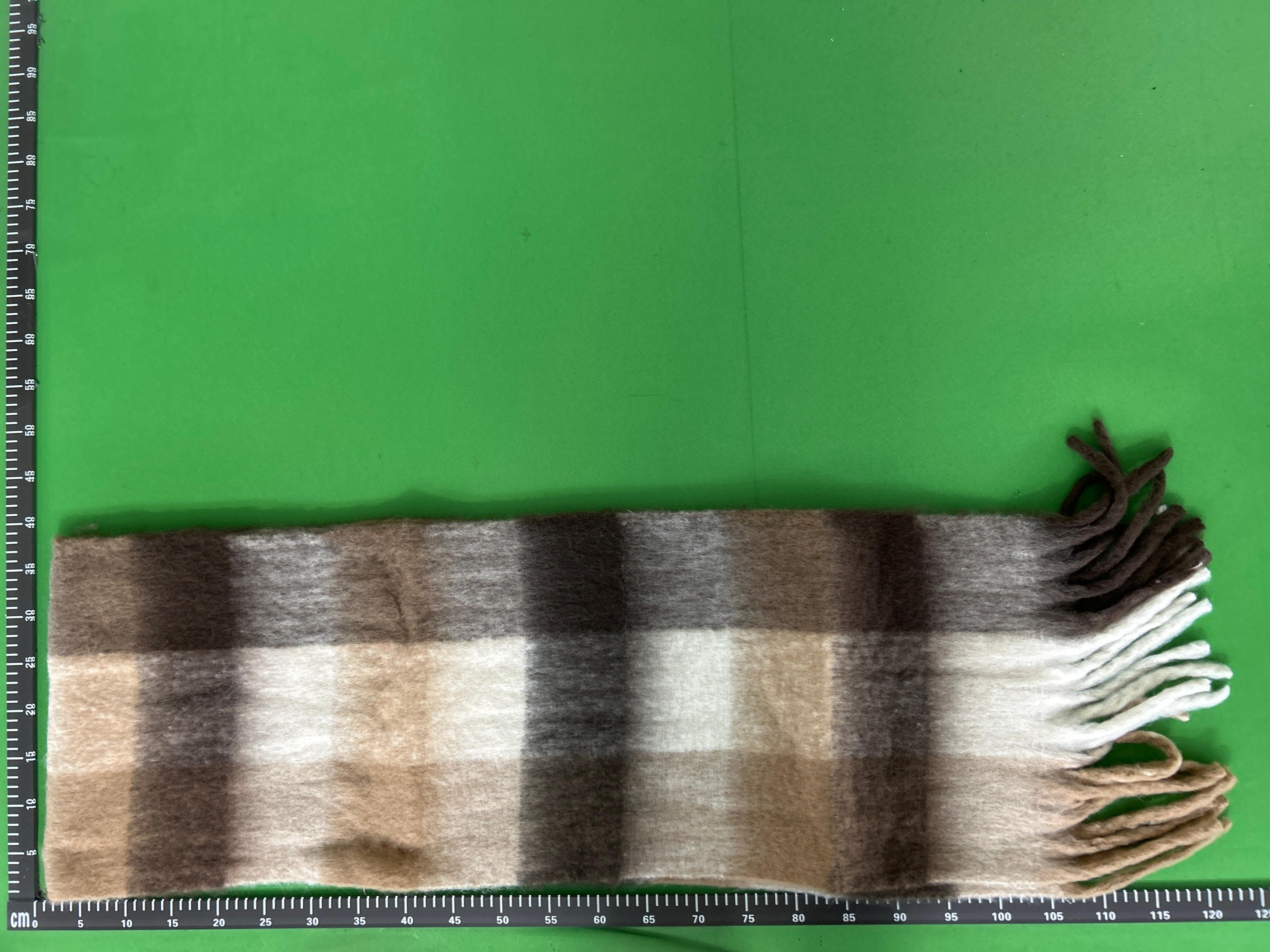 Foto QC 6 de Acne Studios Mohair Checked Scarf Light Blue/White/Powder Blue