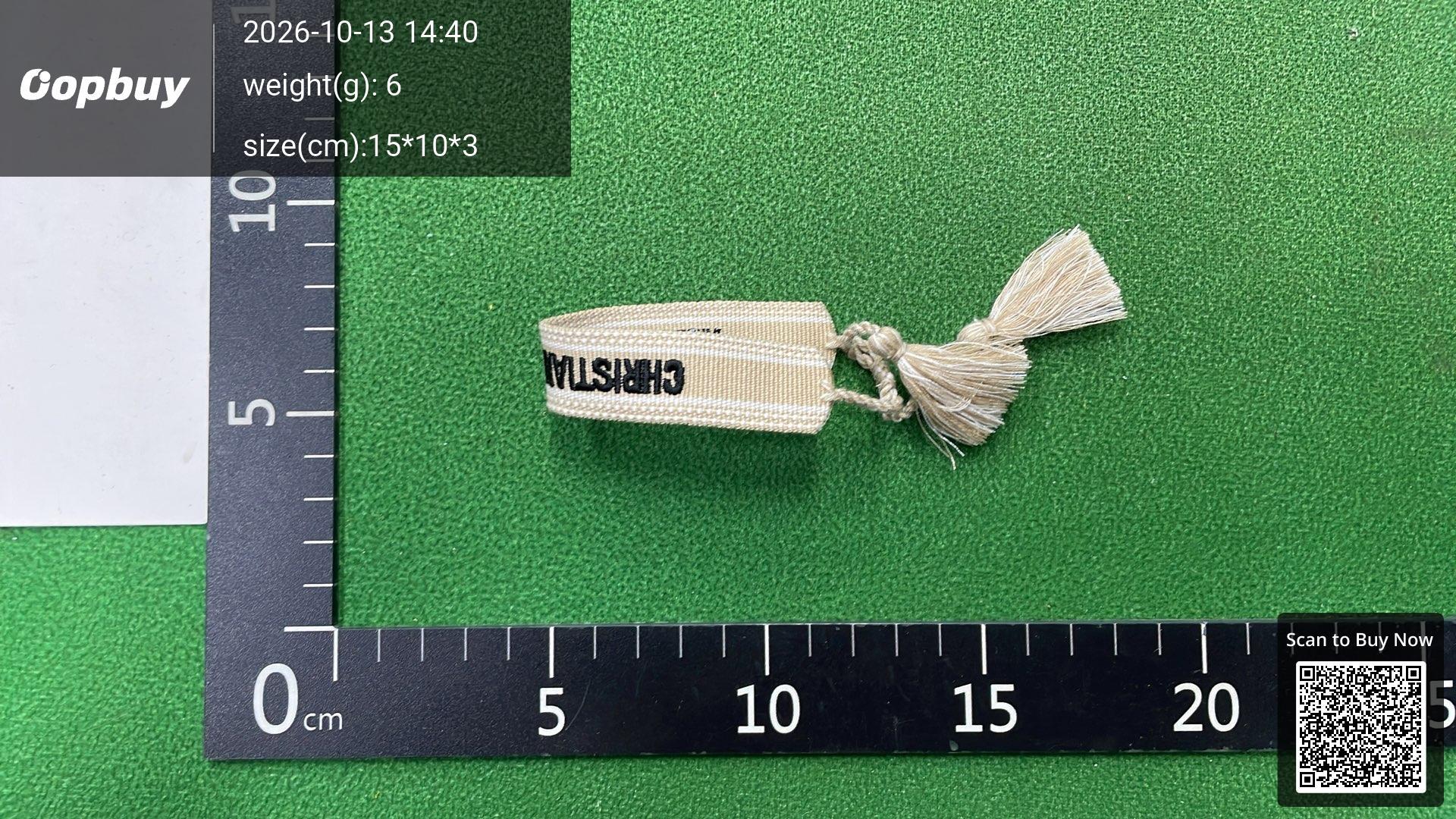 Foto QC 8 de Dior J'Adior Bracelet Cotton Red and White