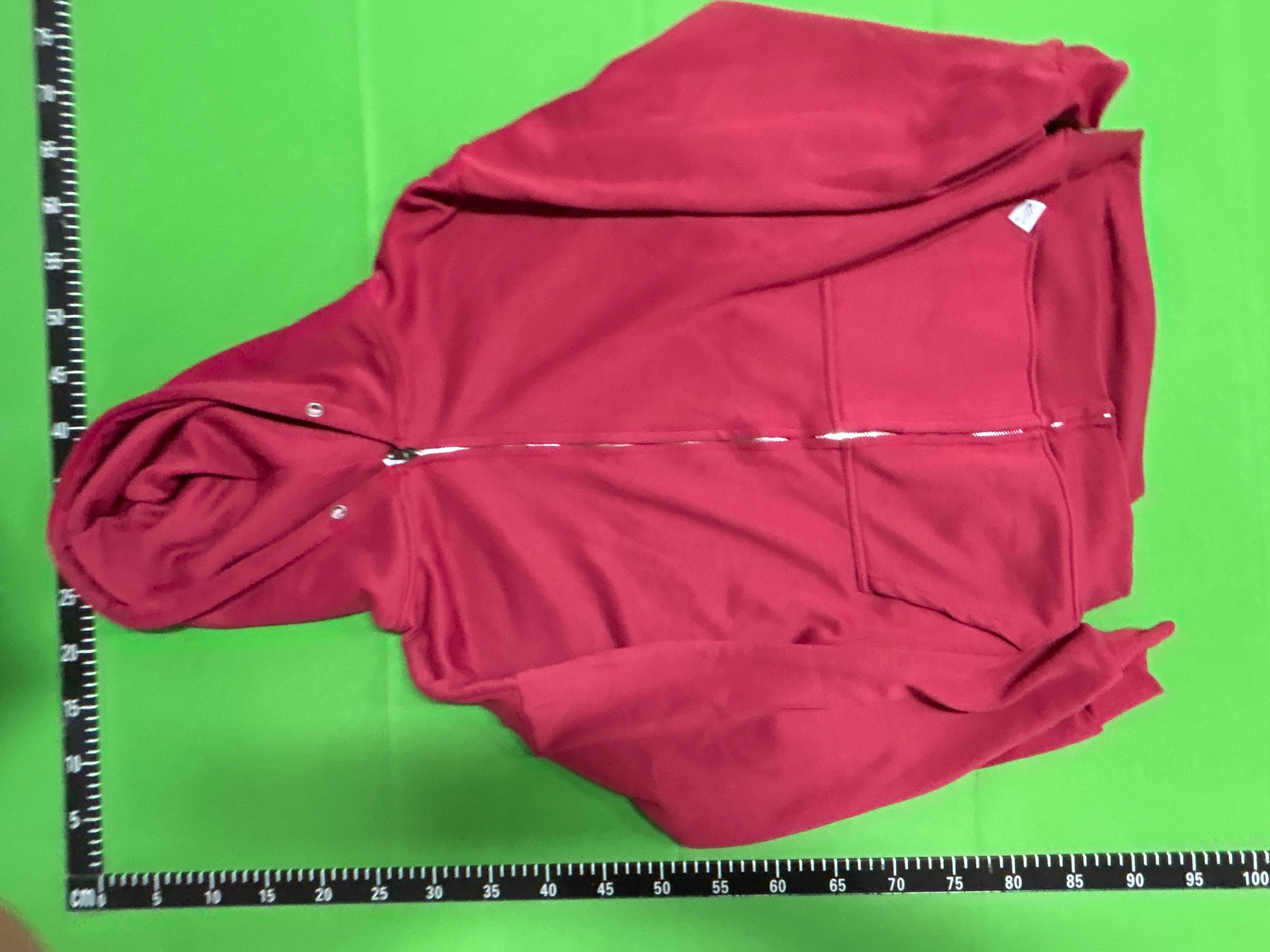 Foto QC 3 de Aimé Leon Dore Full Zip Hooded Jacket Fleece Maroon