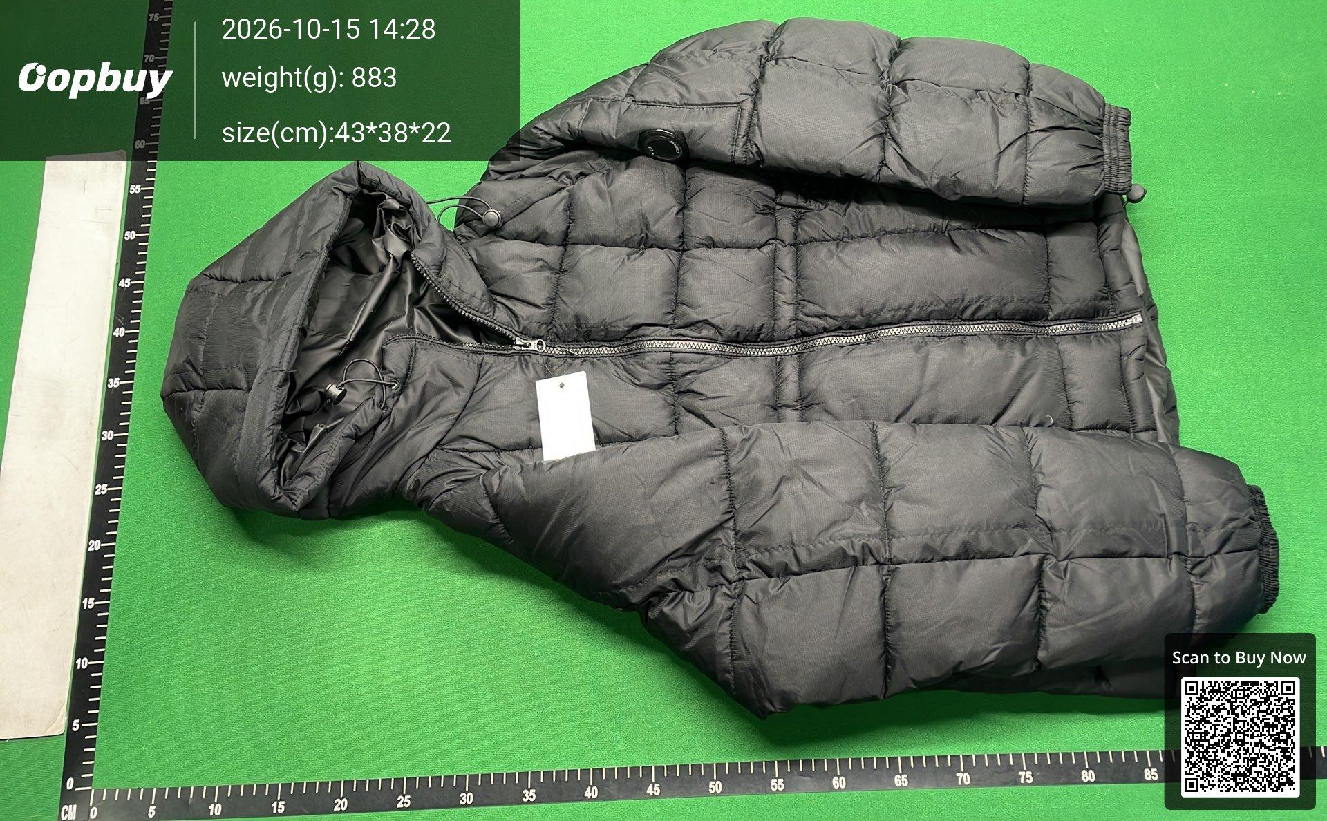 Foto QC 2 de C.P. Company Goggle Hooded Puffer Jacket Dark Green