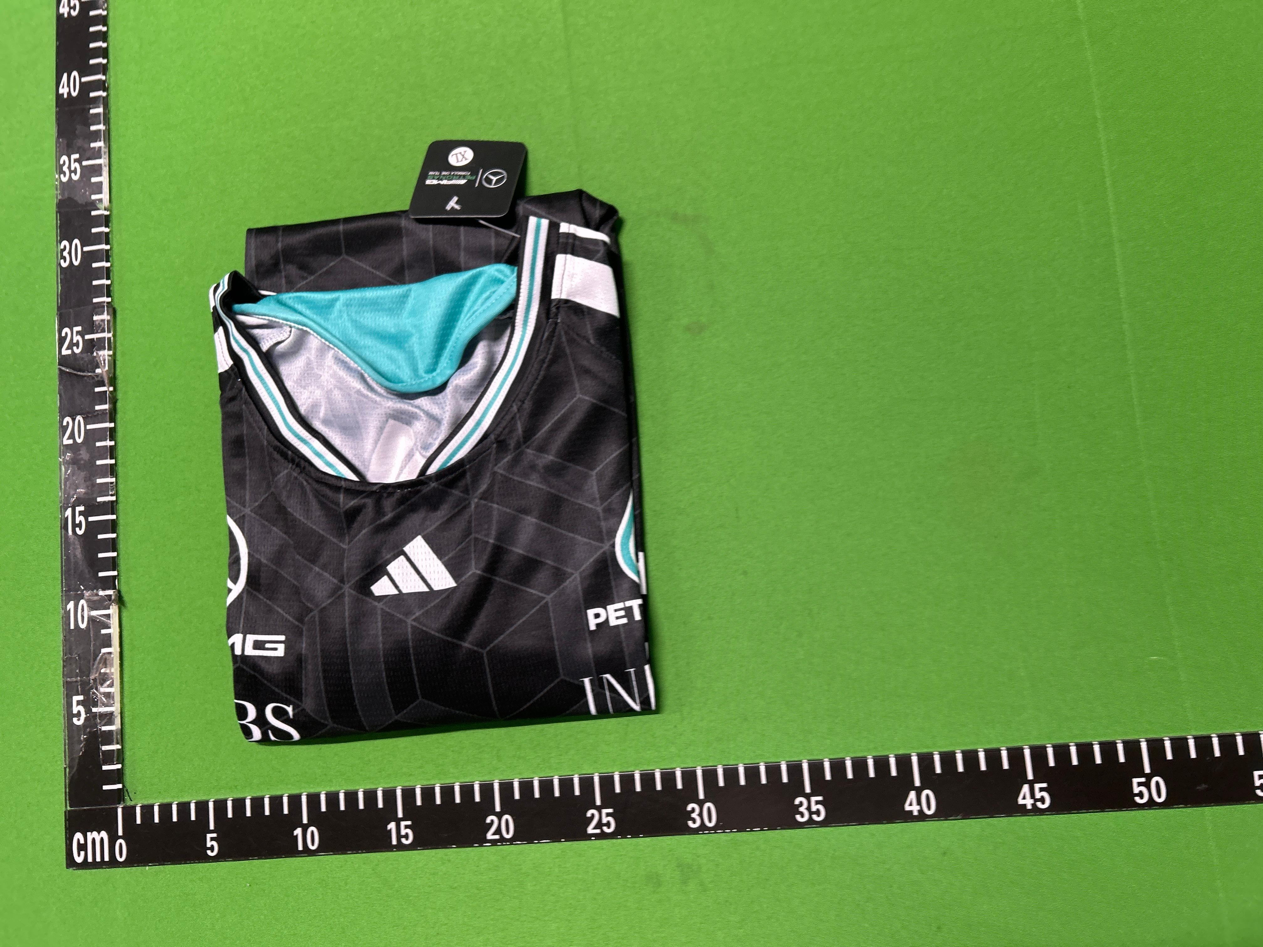 Foto QC 5 de adidas x Mercedes-AMG Petronas F1 Team 2026 Blue Wonder Authentic Driver Jersey Blue Bird/White