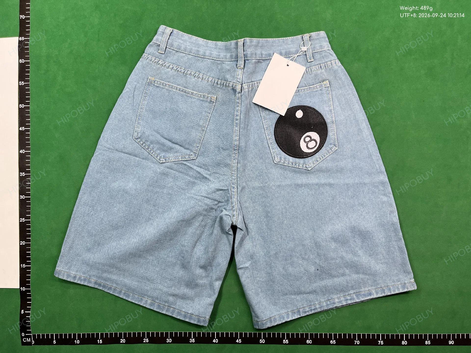 Foto QC 7 de Levi's 8 Ball Denim Shorts Loose Fit Washed Blue
