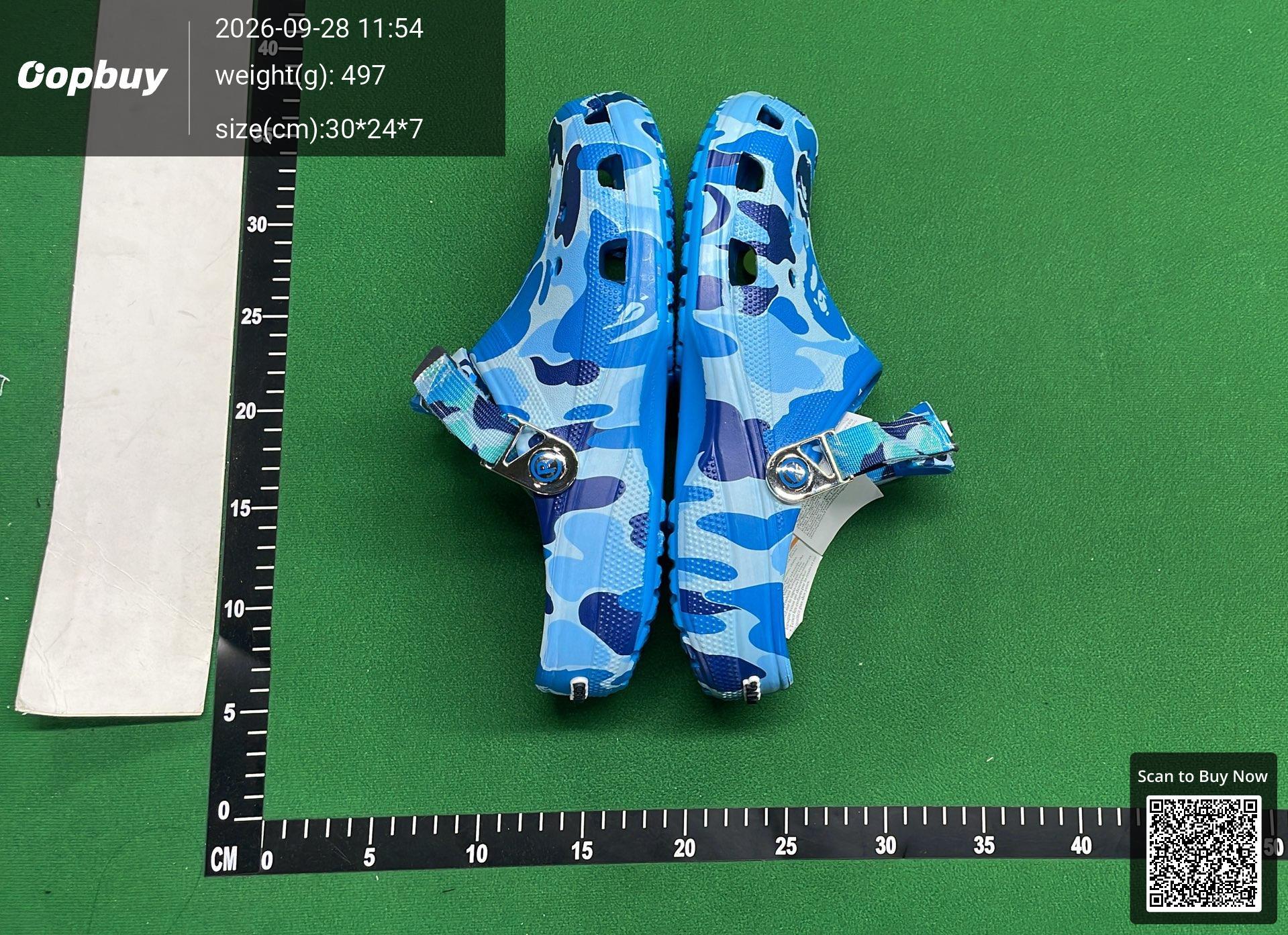Foto QC 4 de BAPE Classic Clog Rubber Black Camo Yjump01