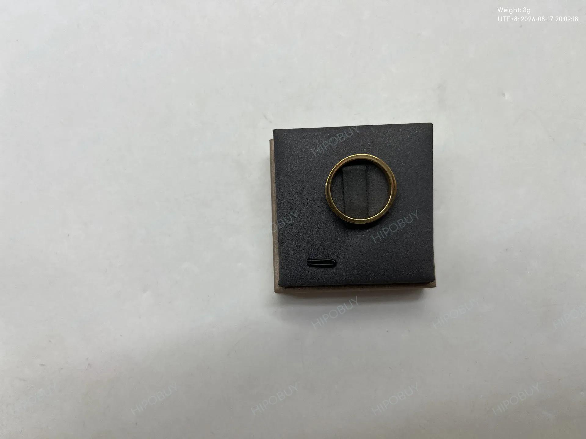 Foto QC 1 de Other Ring Titanium Steel Zircon Silver Blue