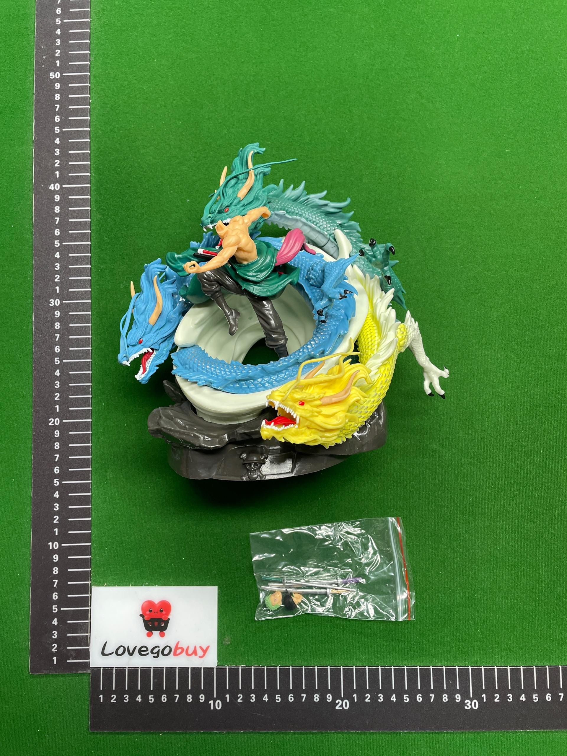 Foto QC 6 de Other One Piece Monkey D. Luffy Eustass Kid Trafalgar Law Wano Country Arc Three Captains Resin Figure