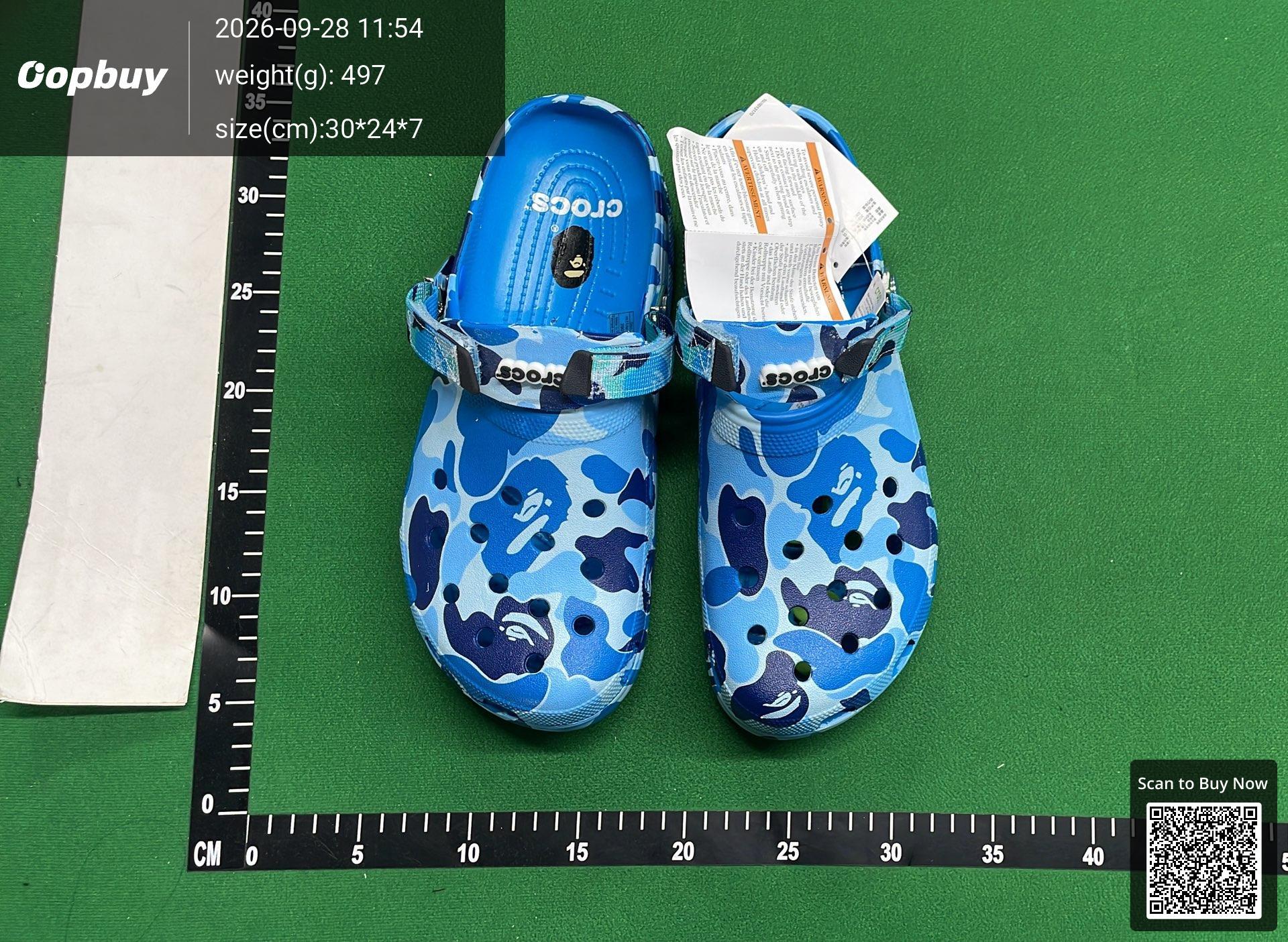 Foto QC 5 de BAPE Classic Clog Rubber Black Camo Yjump01