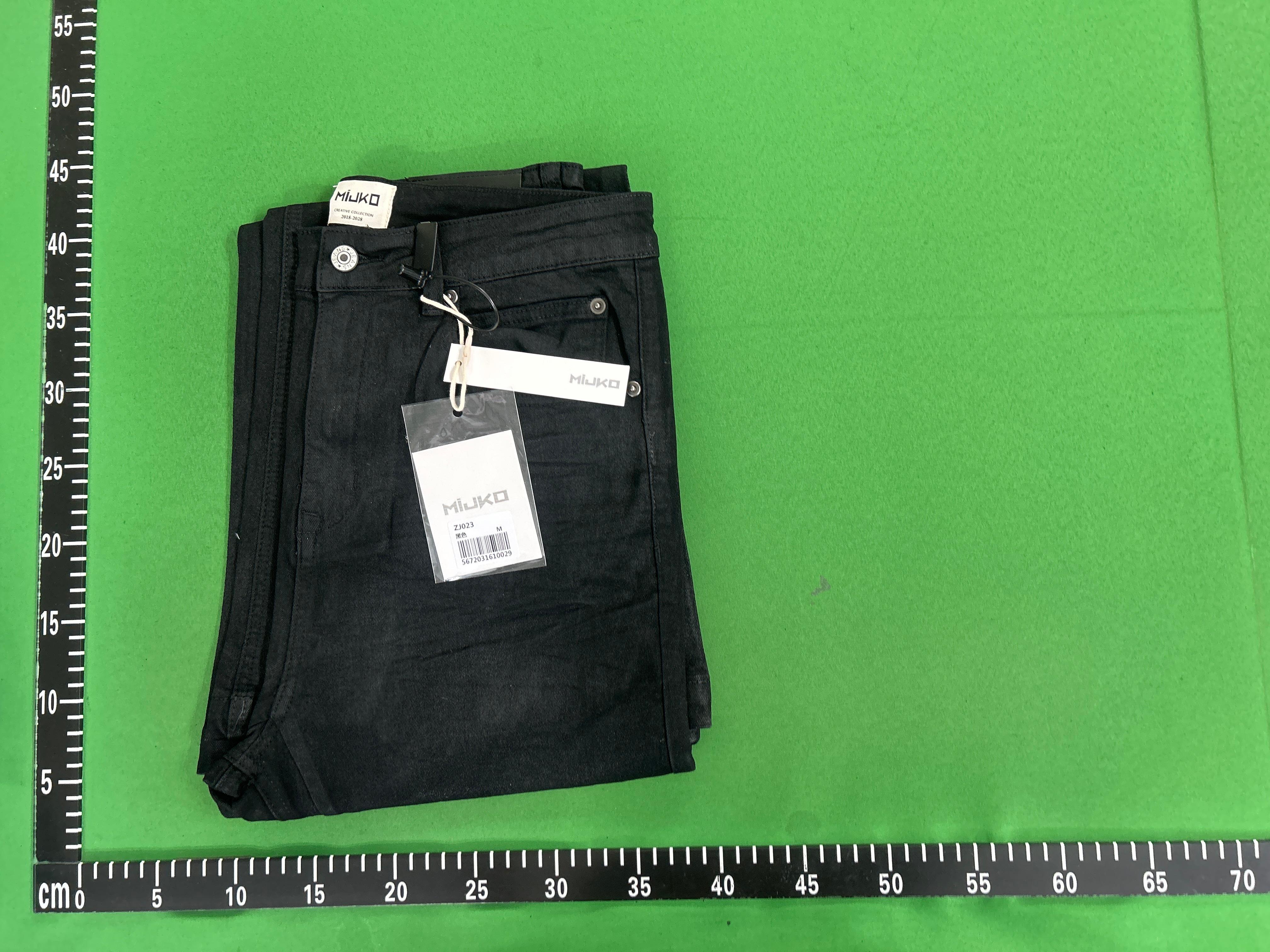 Foto QC 5 de MIJKO Jeans Coated Bootcut Wrinkled Black