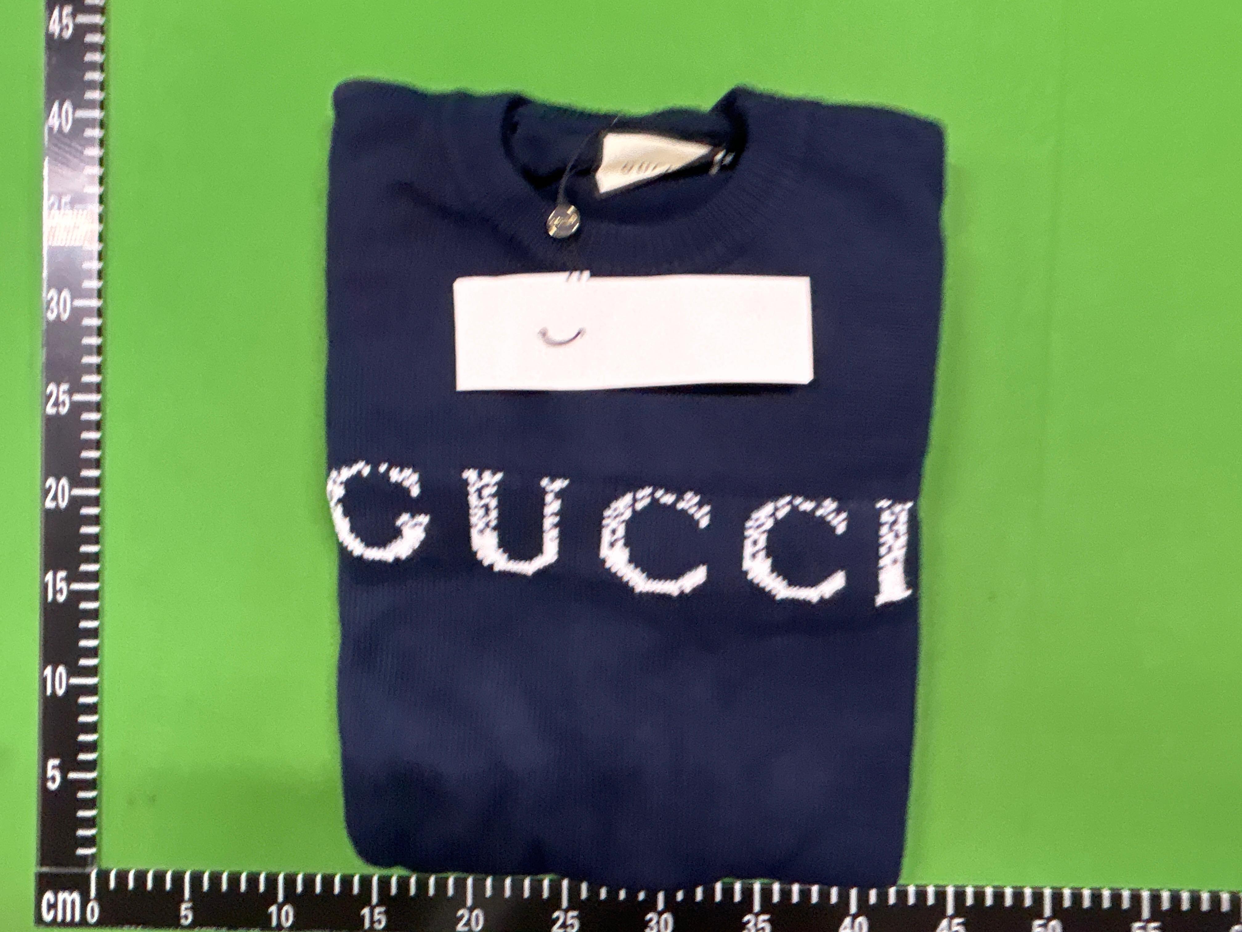 Foto QC 1 de Gucci Crewneck Sweater GG Logo Gradient Red Black