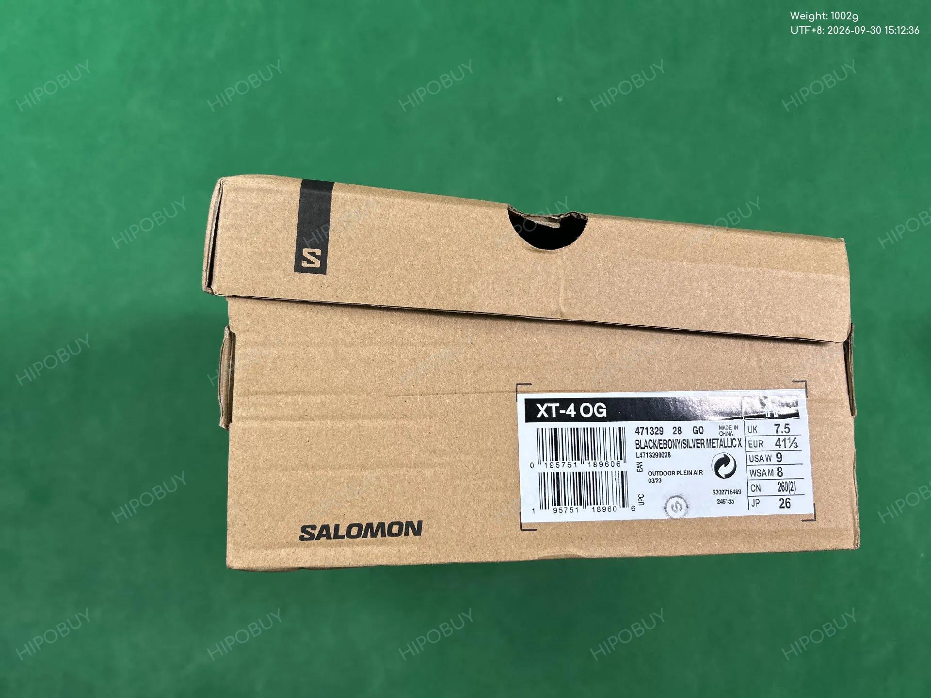 Foto QC 8 de Salomon XT-4 OG White Ebony Lunar Rock 471330