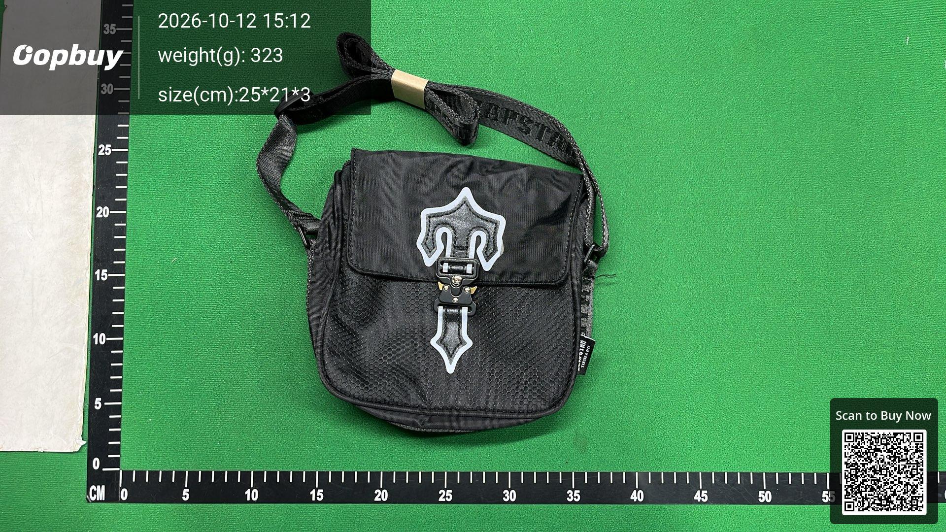 Foto QC 1 de Trapstar Irongate T Cross-Body Bag Black Reflective