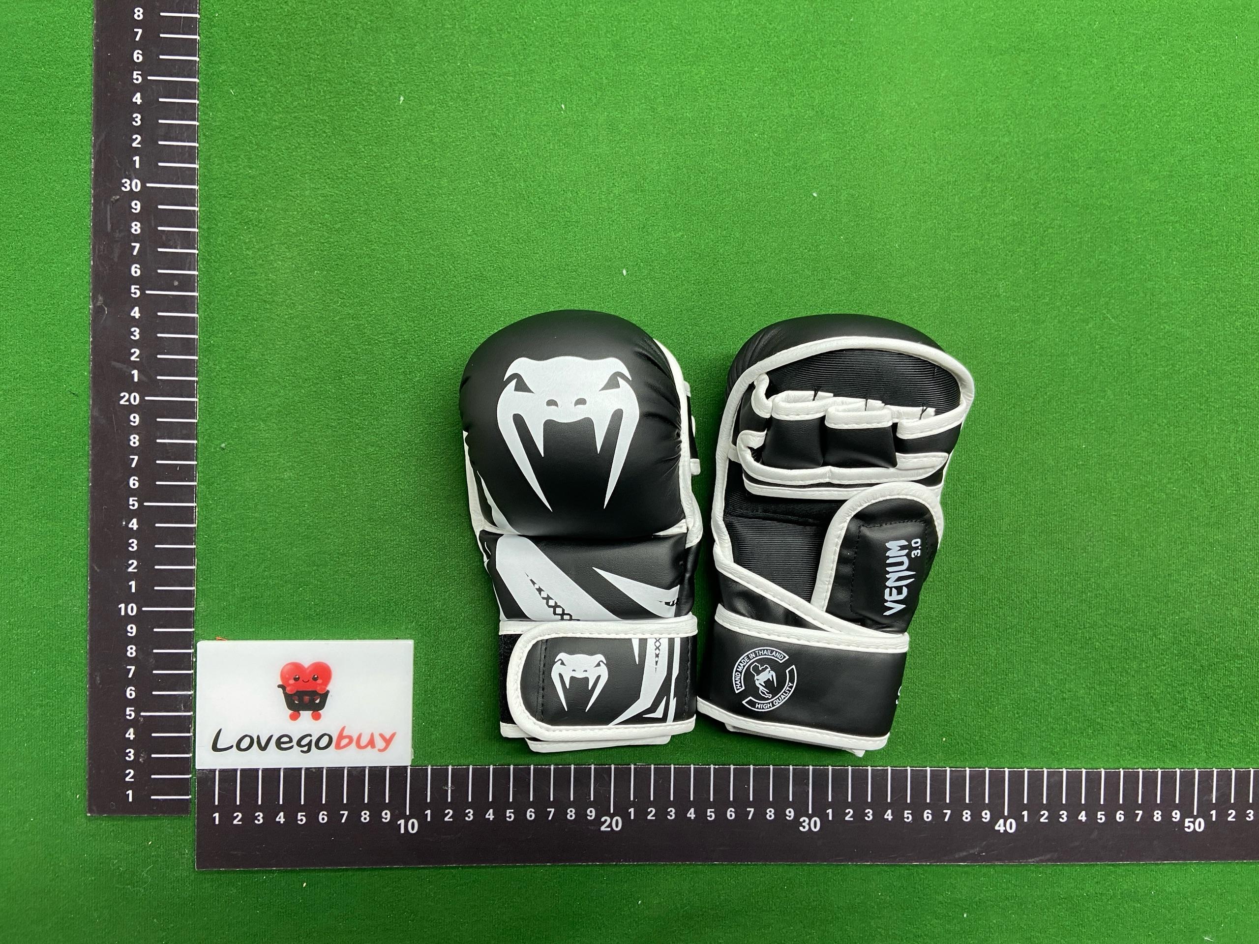 Foto QC 5 de Other Half-Finger MMA Fighting Gloves Black