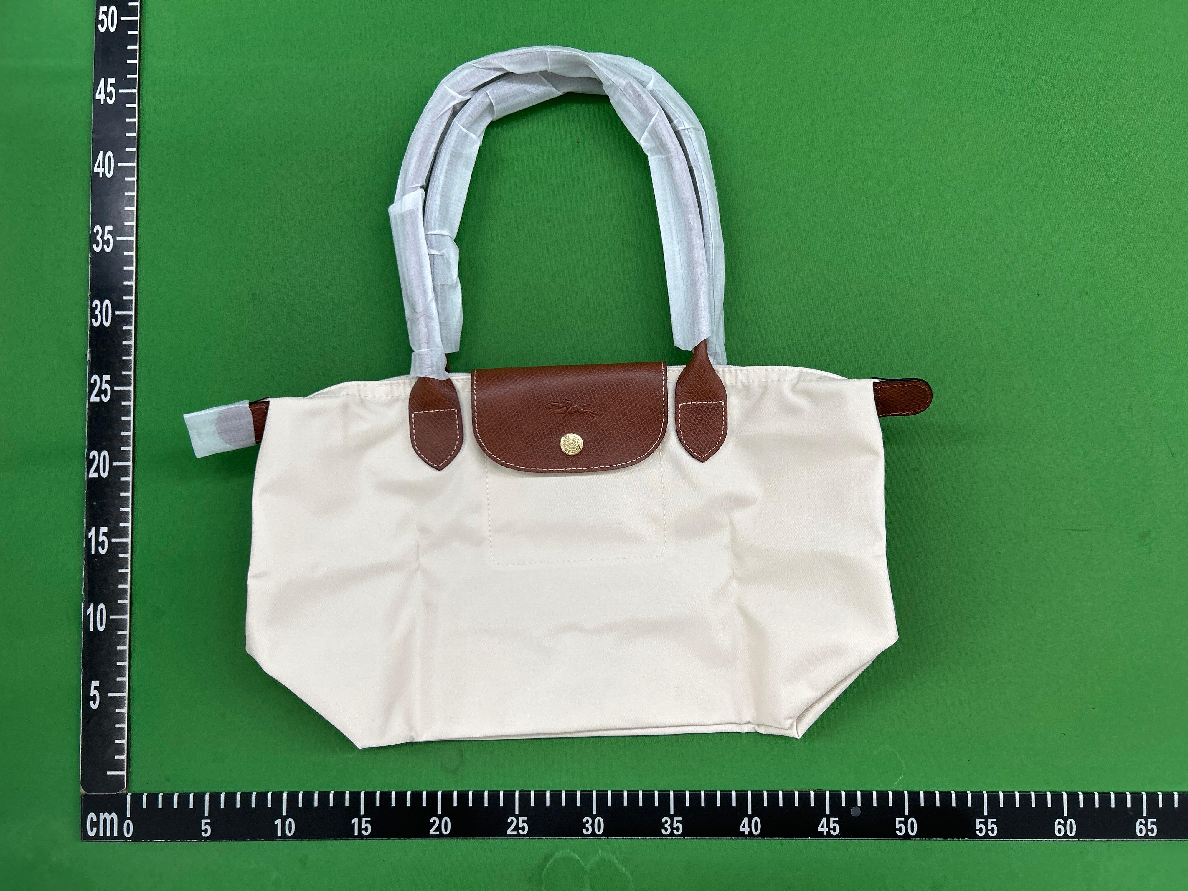 Foto QC 3 de Longchamp Le Pliage Tote Bag Blue Leather