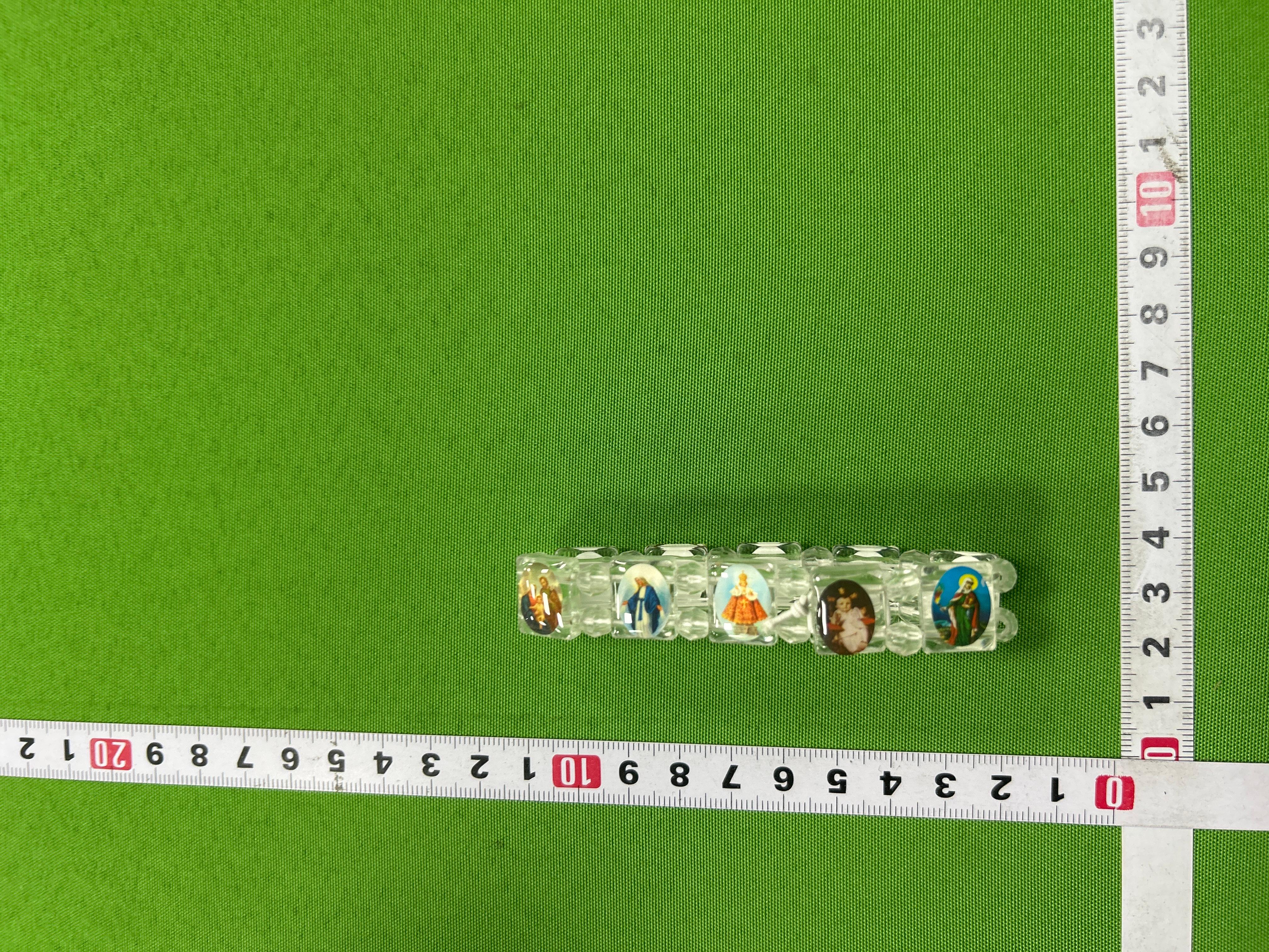 Foto QC 1 de Generic Bracelet PVC Rosary Pink