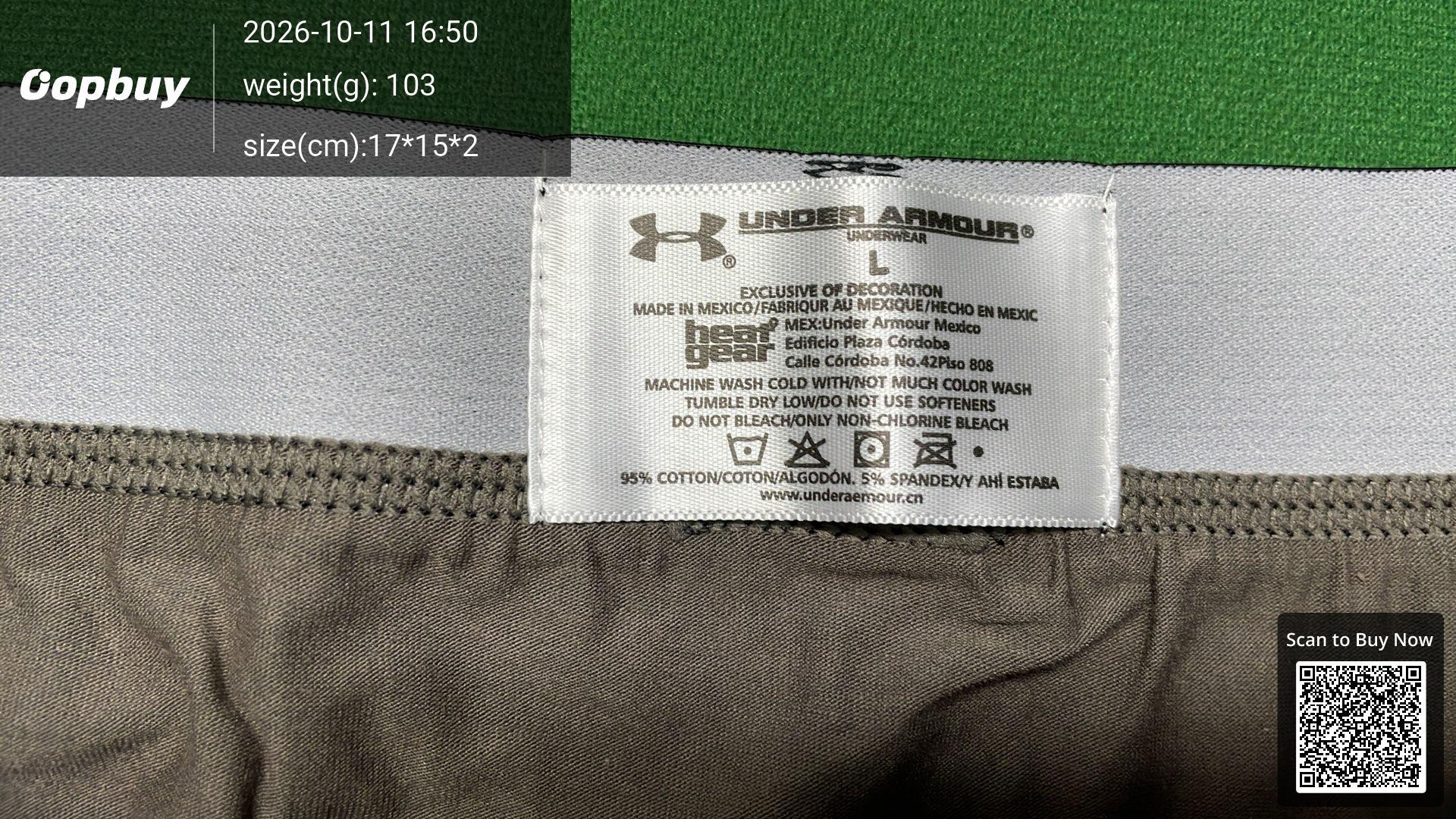 Foto QC 5 de Under Armour Underwear Boxer Briefs Grey
