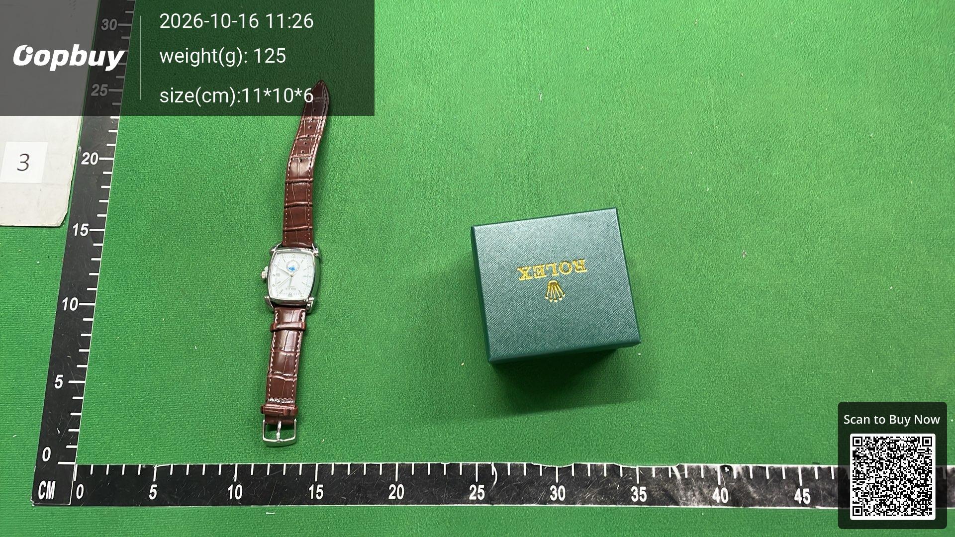 Foto QC 4 de Rolex Cellini Style Quartz Moonphase Watch