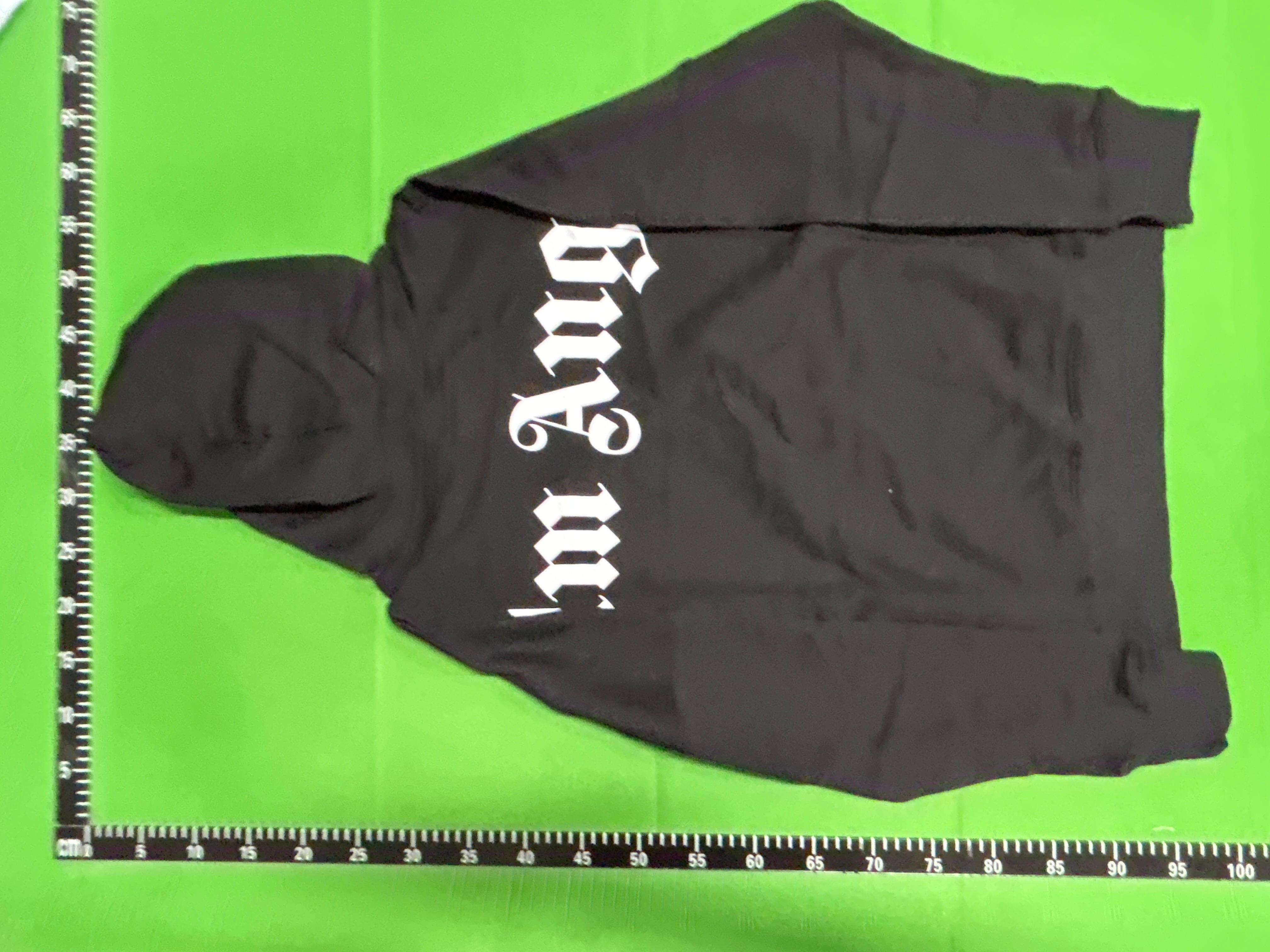 Foto QC 4 de Palm Angels Gothic Monogram Sweater Hoodie Black