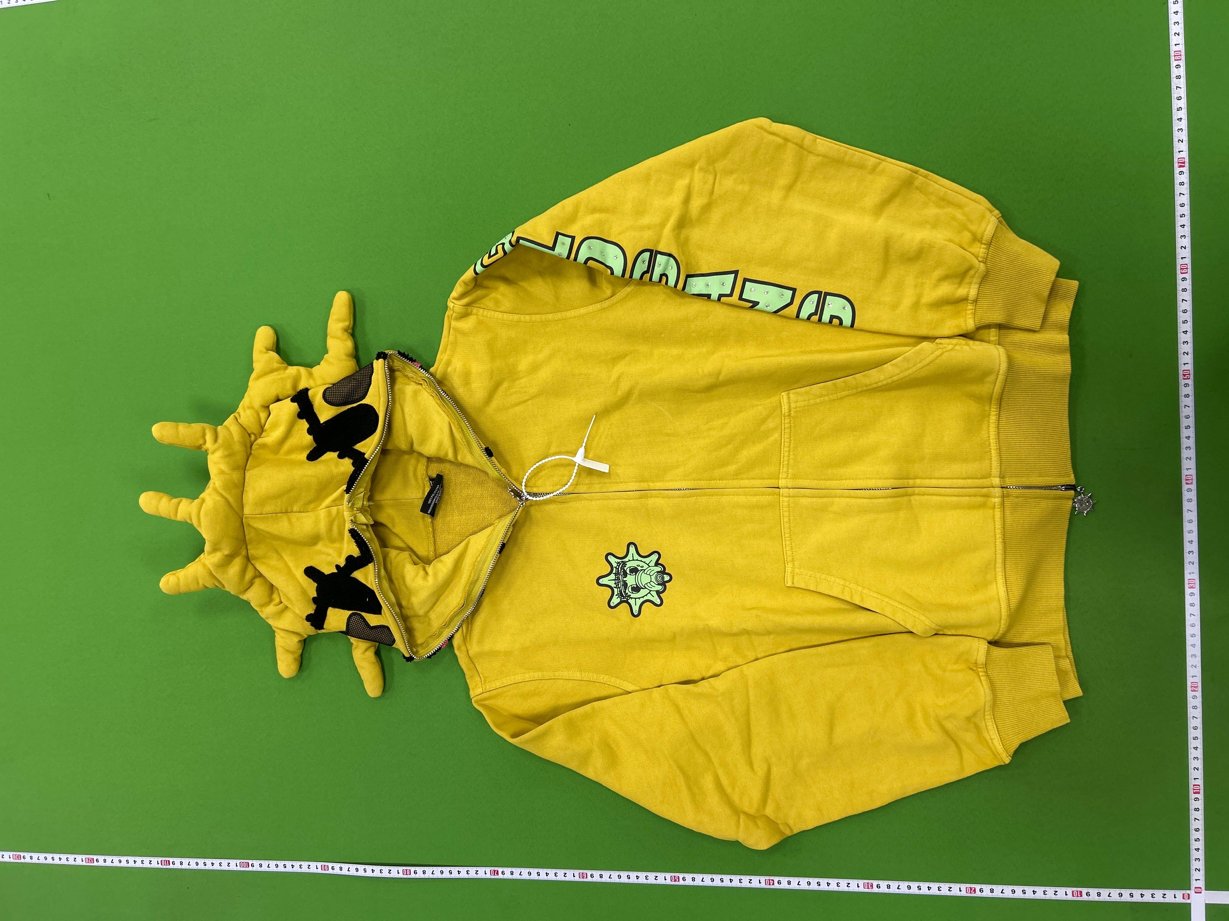Foto QC 3 de Glo Gang Glory Boyz Gloman All Over Print Hooded Jacket White
